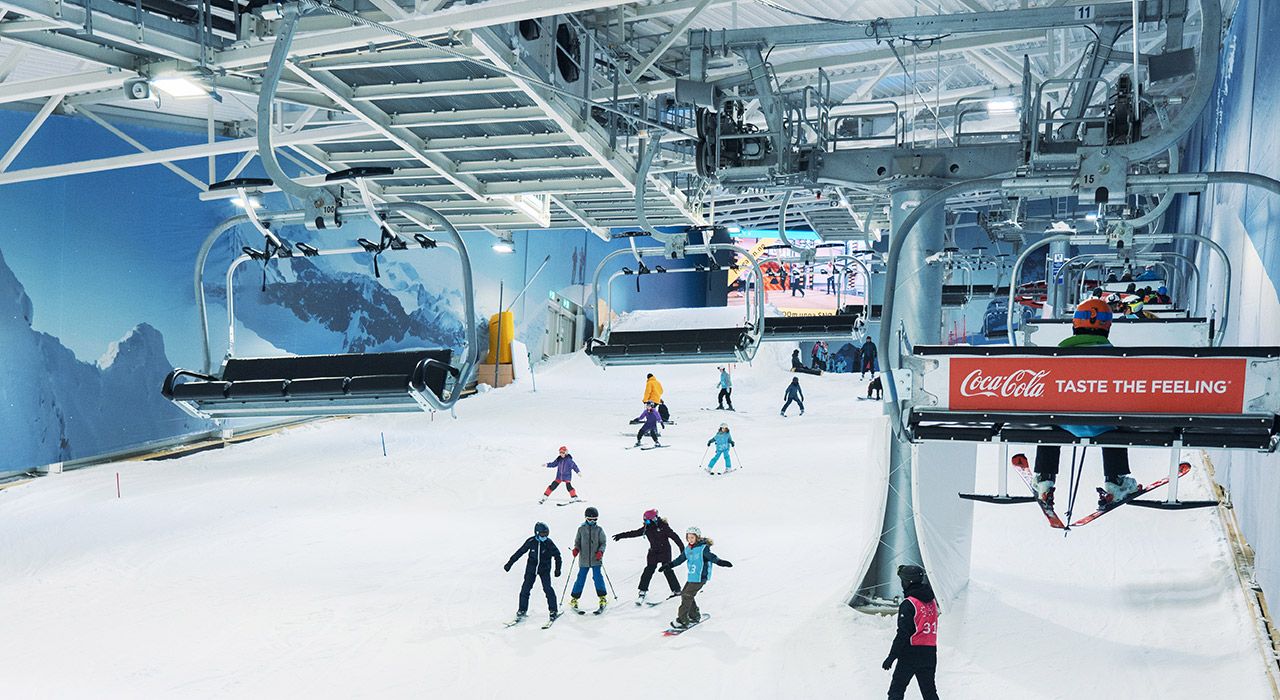 Skiheisen og litt av bakken på SNØ