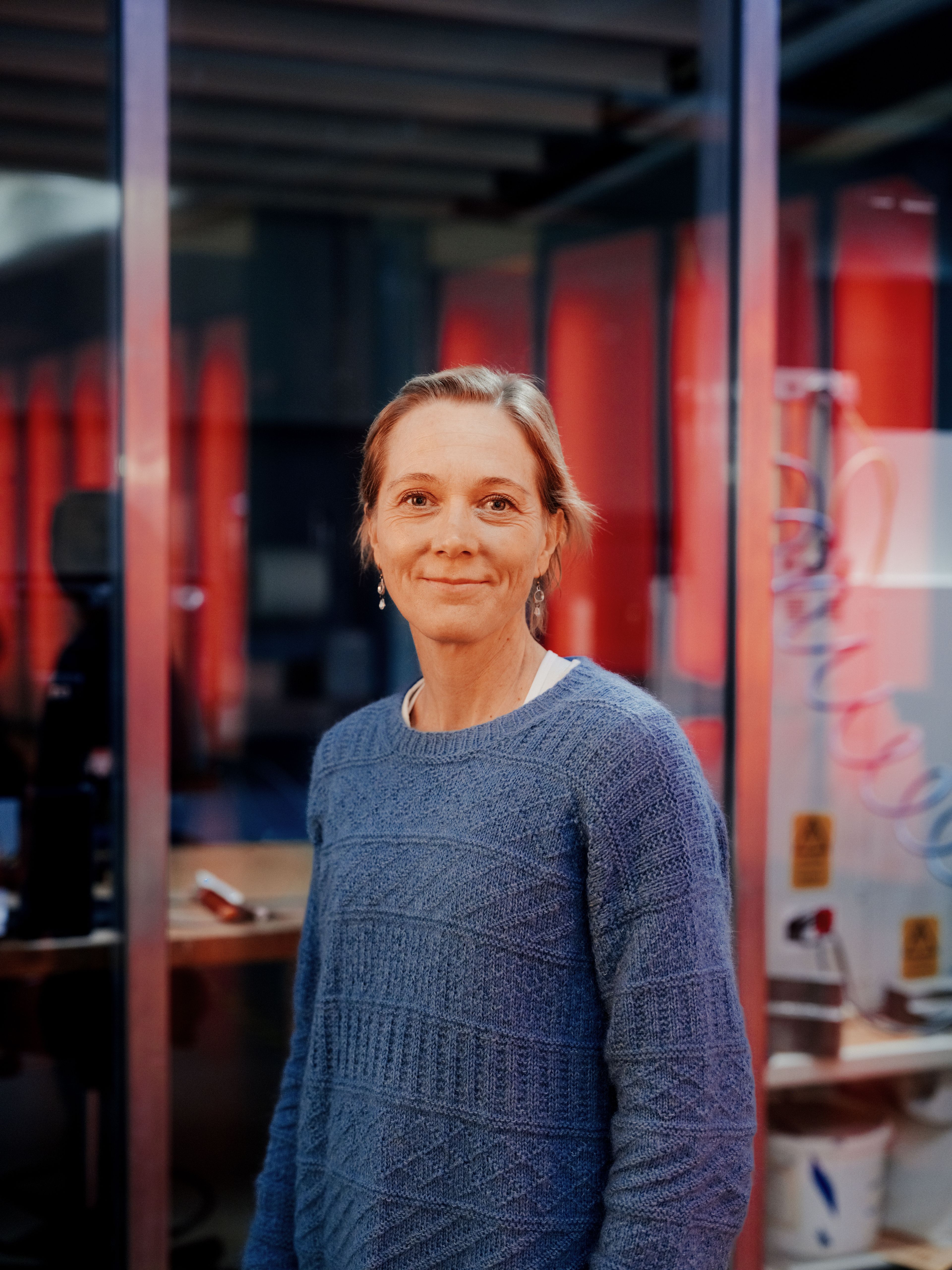 Portrett av Line Ramstad, direktør for Oslo arkitekturtriennale (OAT).