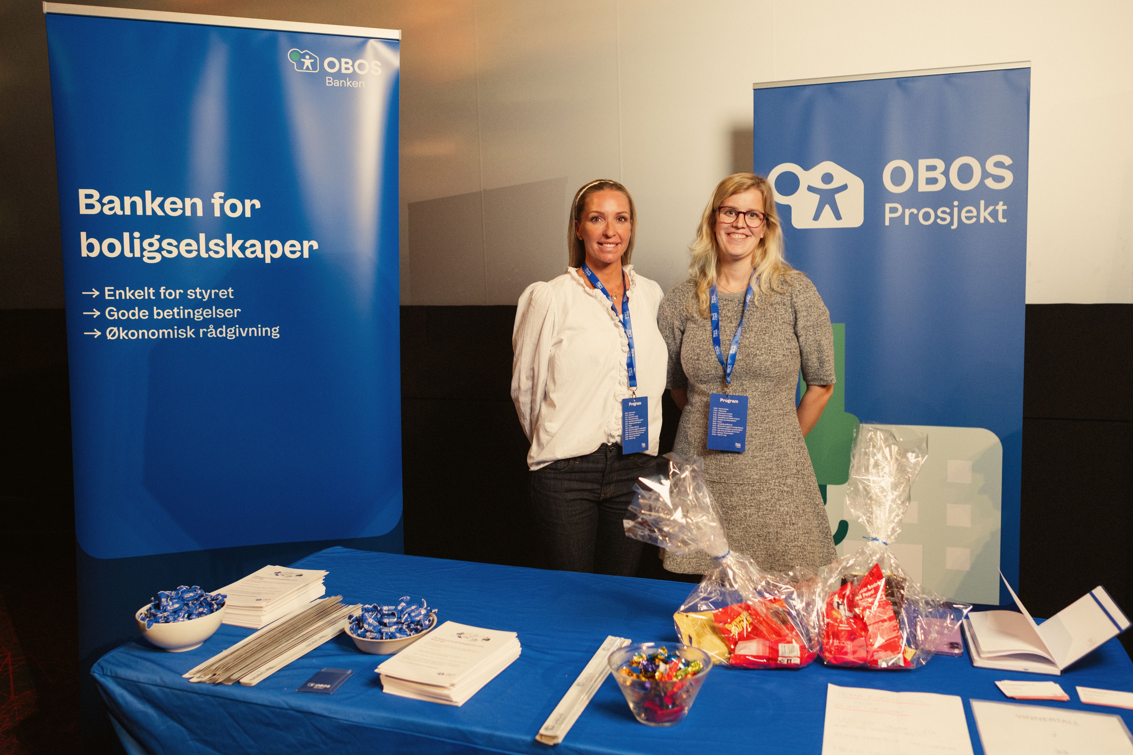 OBOS-banken på plass med stand på Styre & Stell