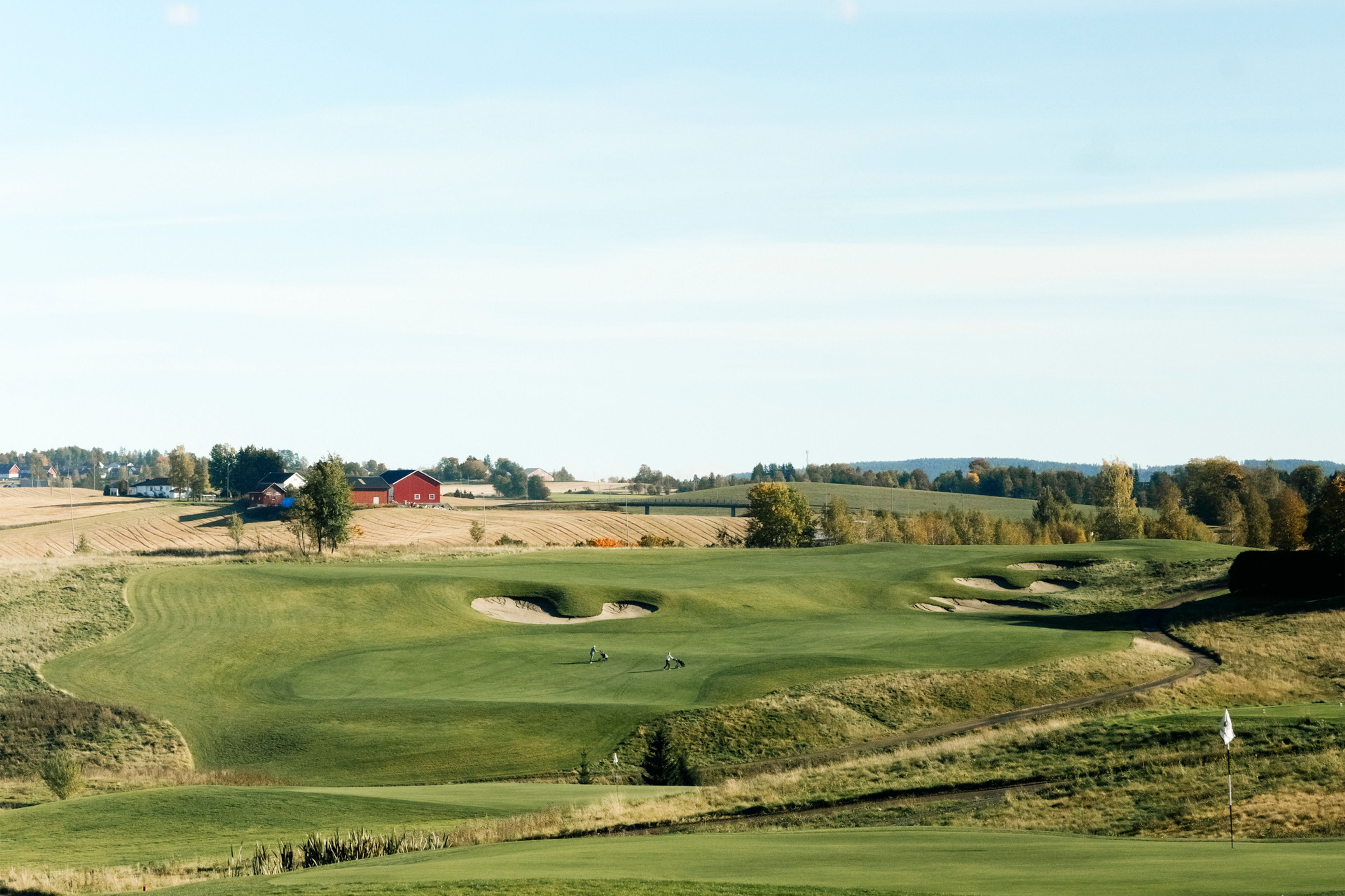 Foto av golfbanen Miklagard på Kløfta, Romerike