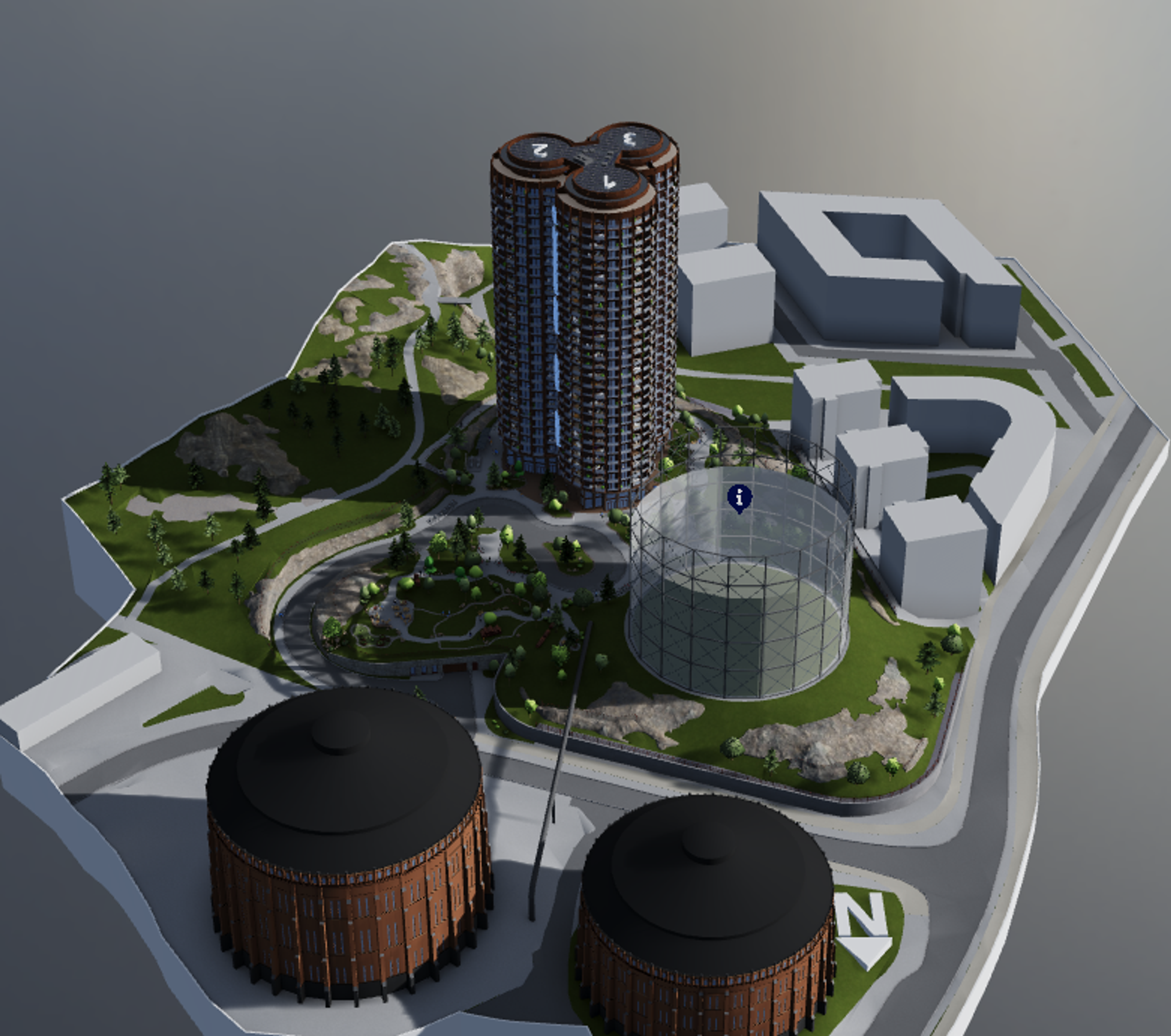 Bild på Skrapa 1 kvällstid