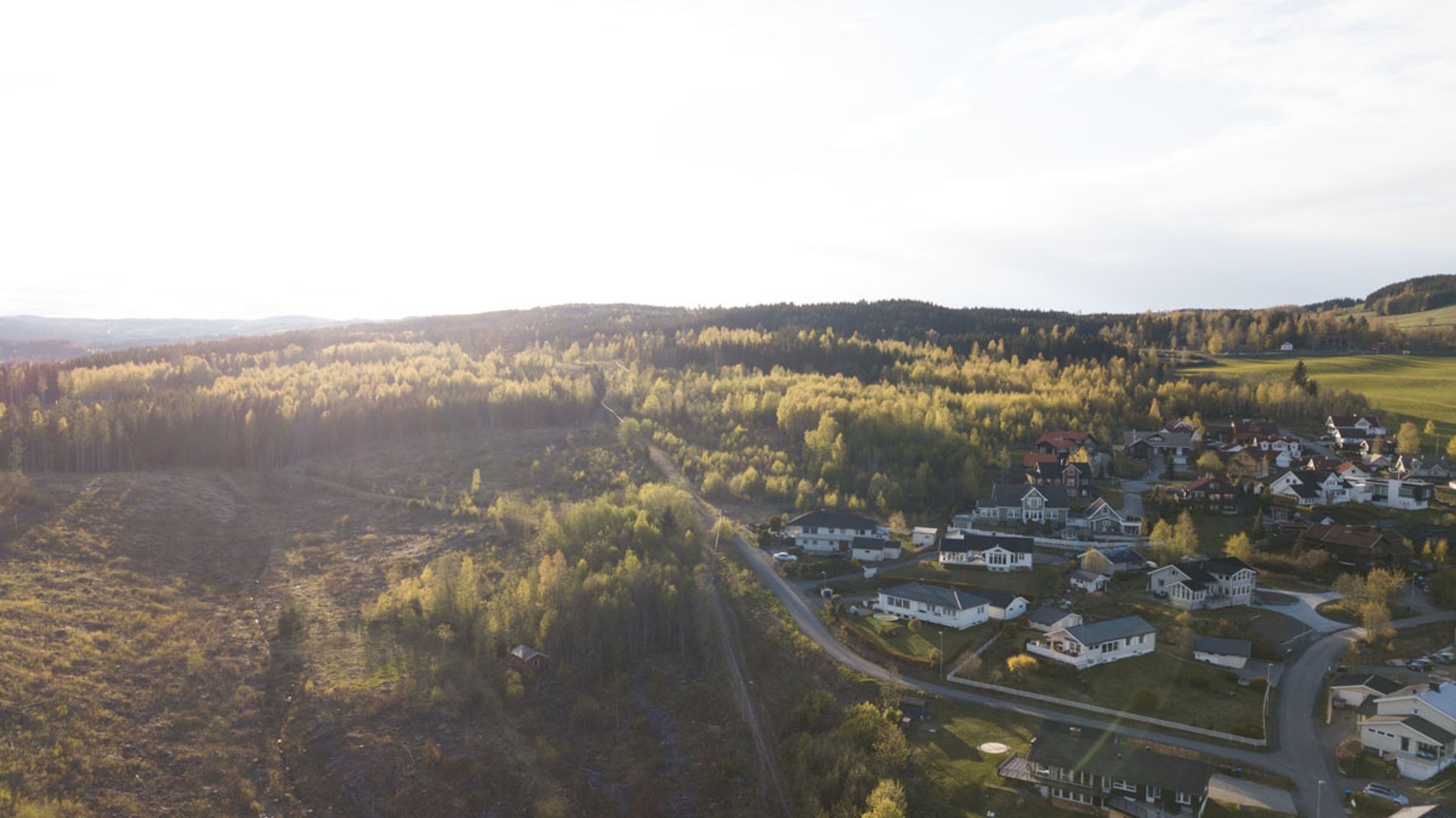 Dronefotografi av nærområde