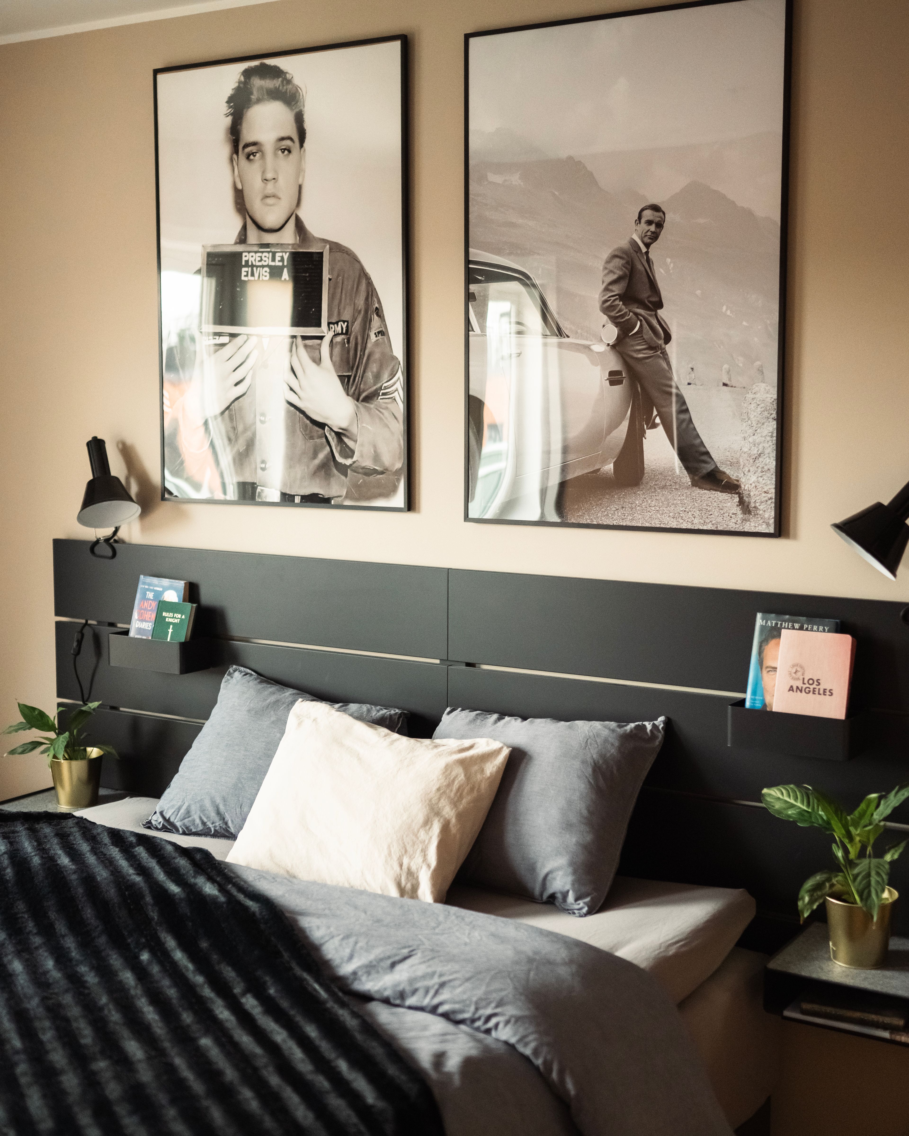 Foto av soverommet til Andreas i leiligheten han har kjøpt med OBOS Deleie på Vollebekk