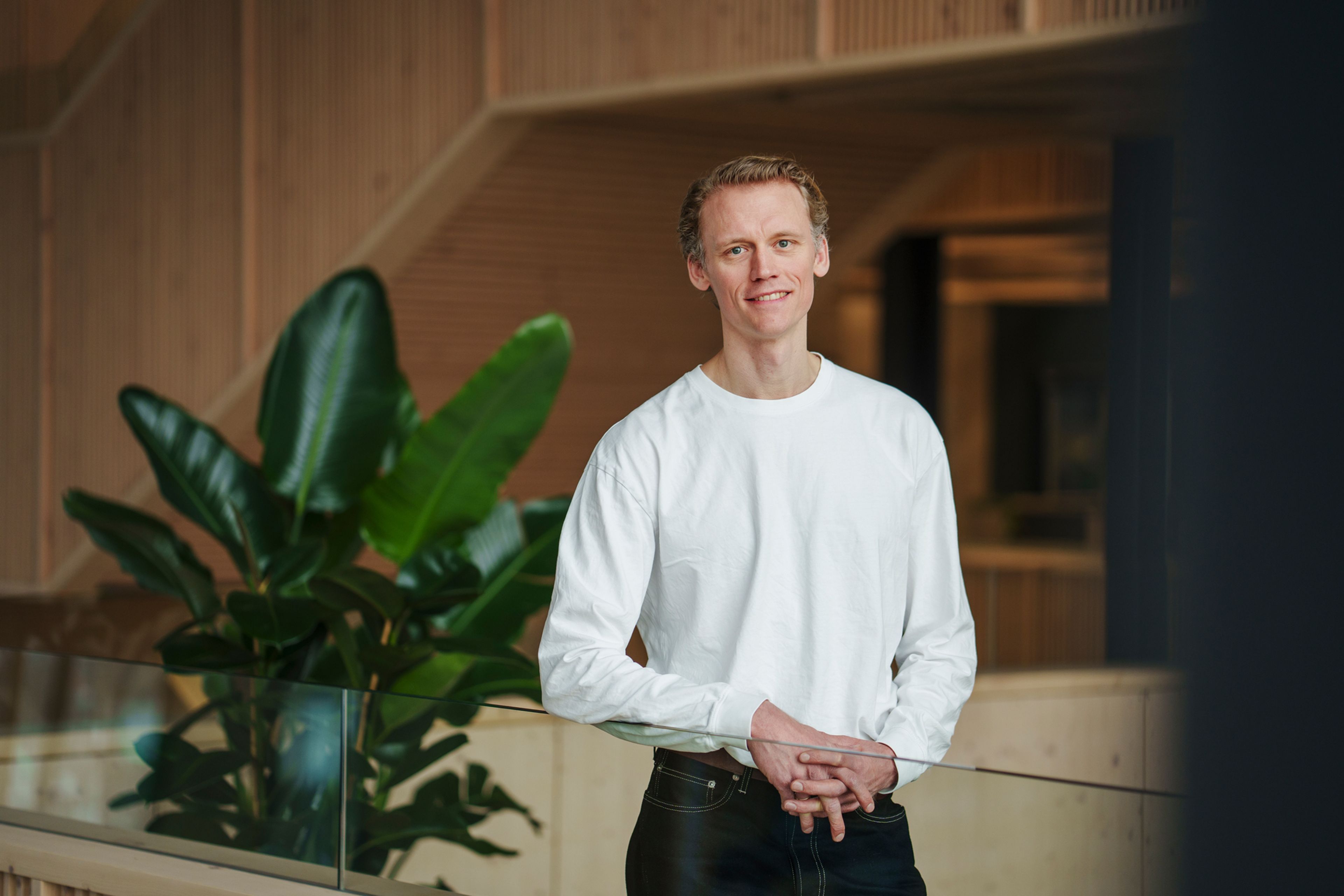 Portrett av Søren Secher, leder OBOS Living Lab.