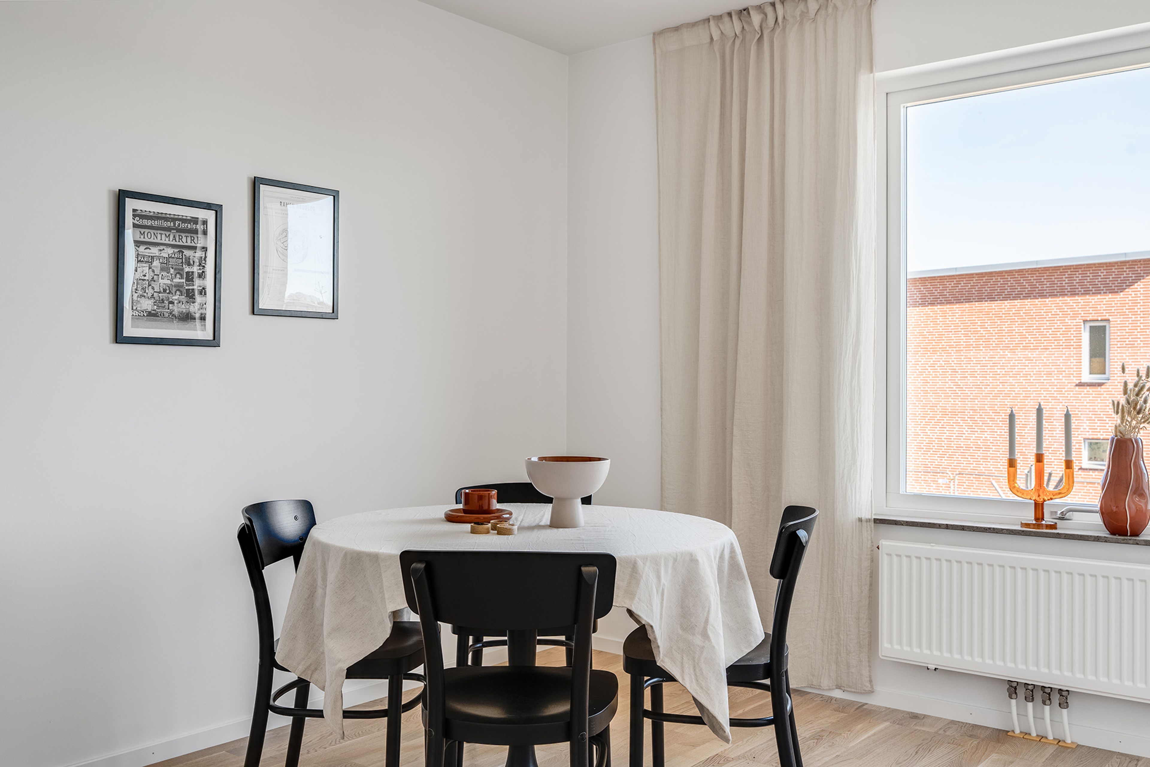 Matplats i visningslägenhet