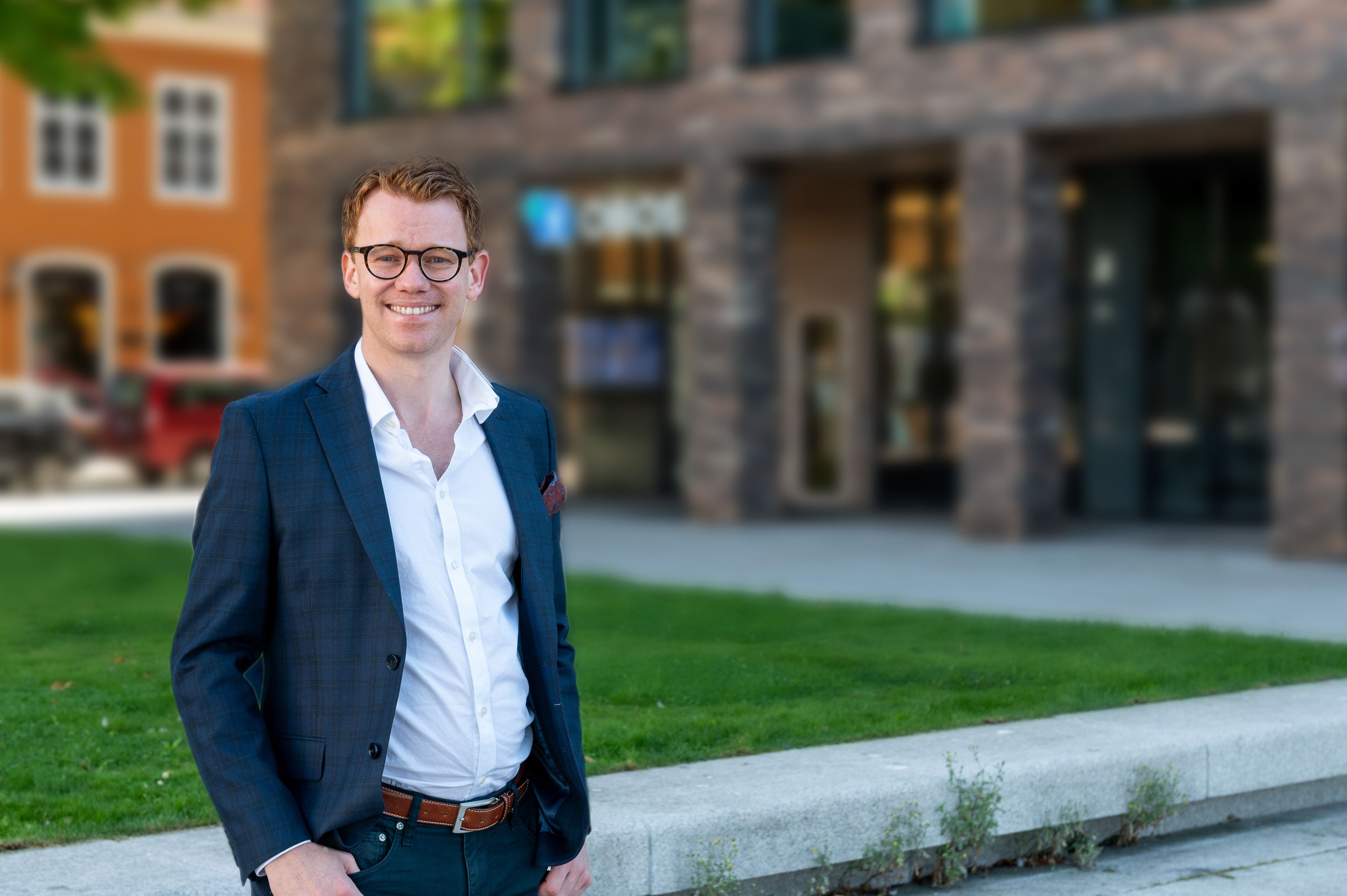 Bildet av OBOS-megler Aleksander Amundsen.