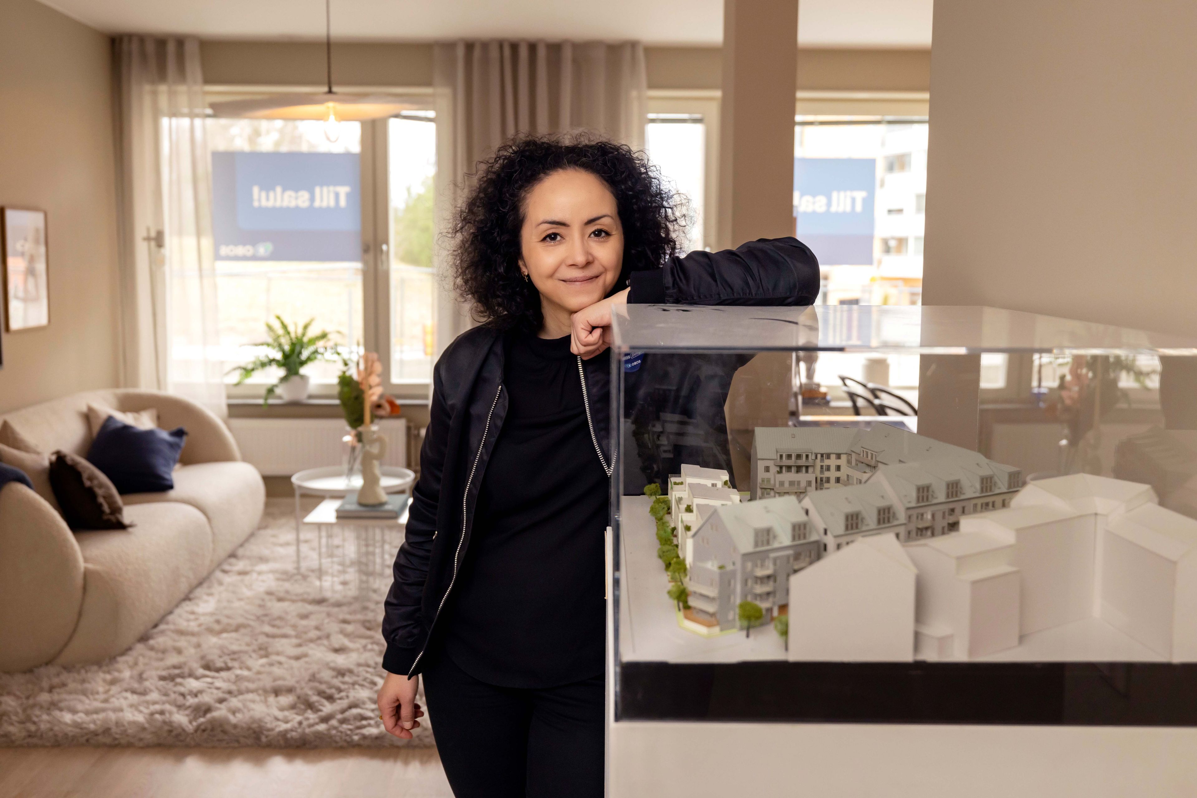 Cattis Carlén i en OBOS lägenhet