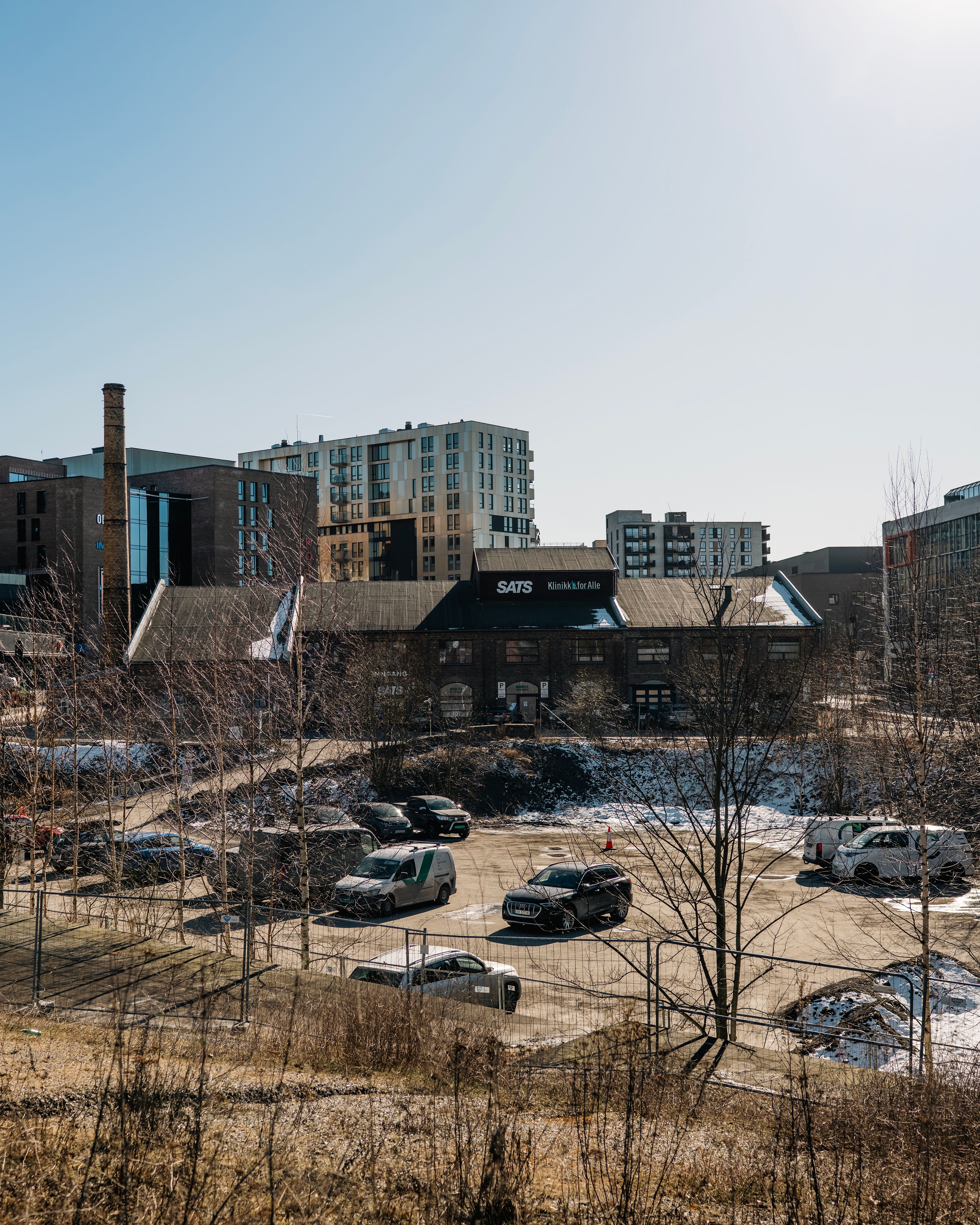 Foto av området rundt Trykkeriet Nydalen.