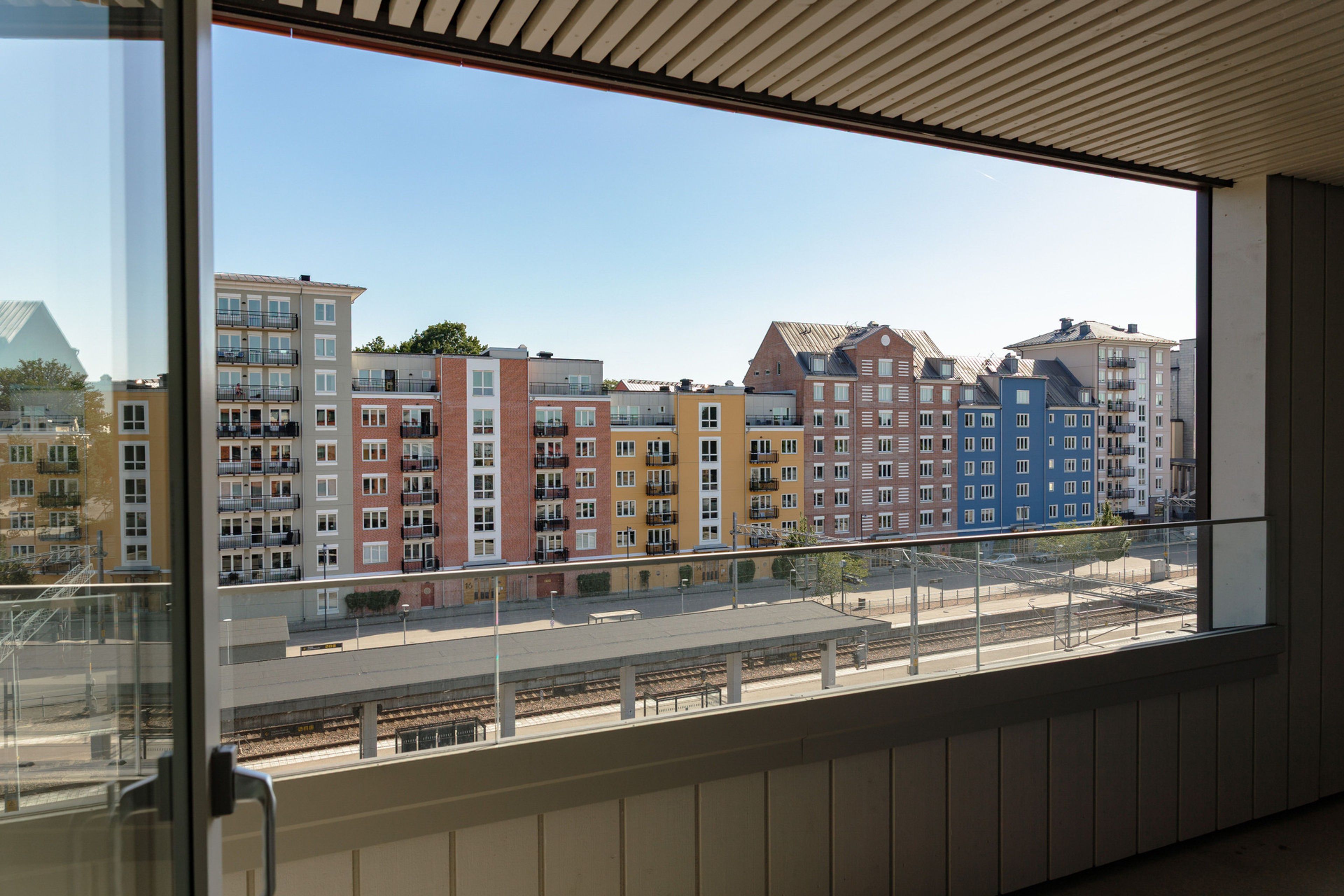 Utsikt från balkong