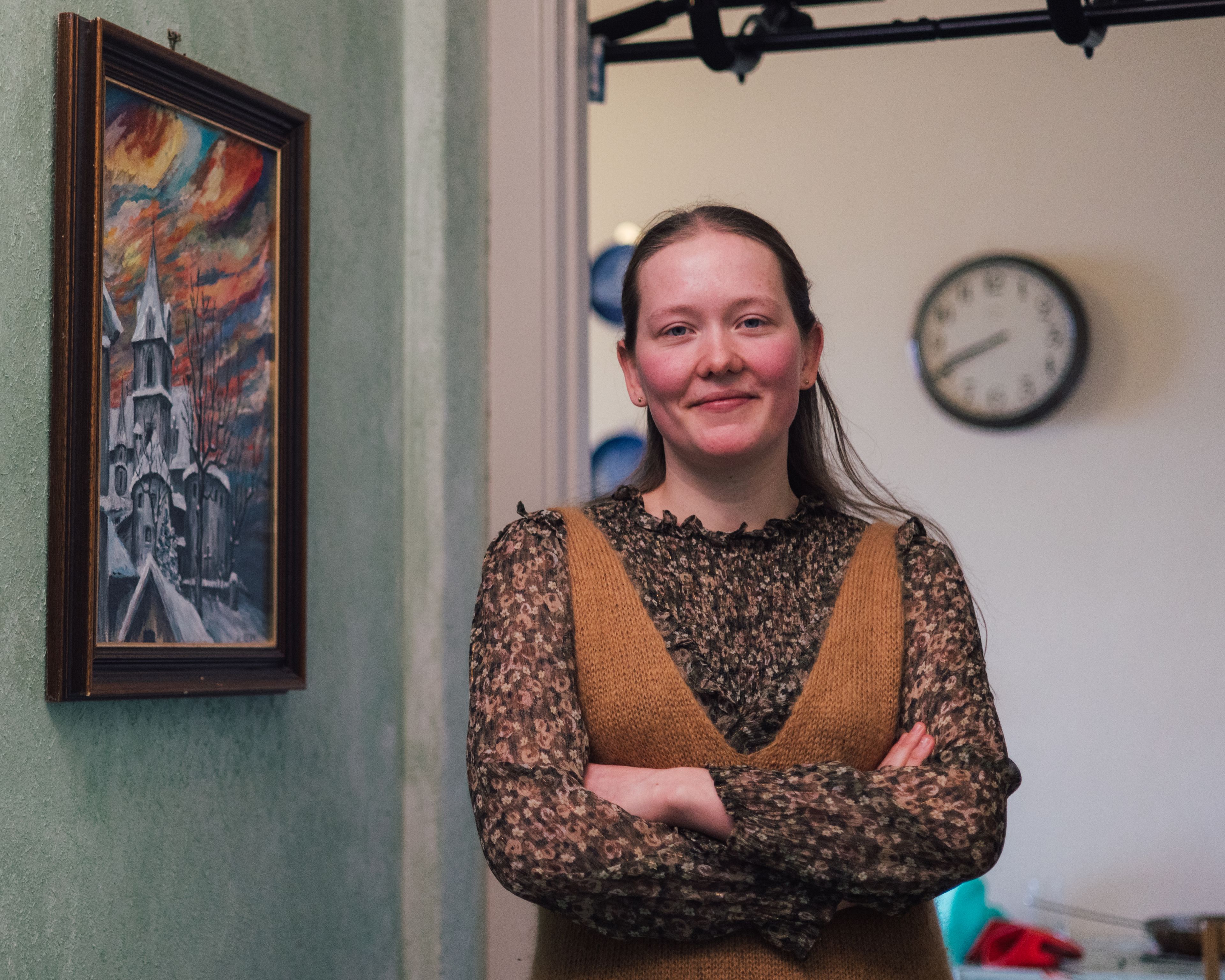 Nærbilde av Astrid Sophie Ulleland.