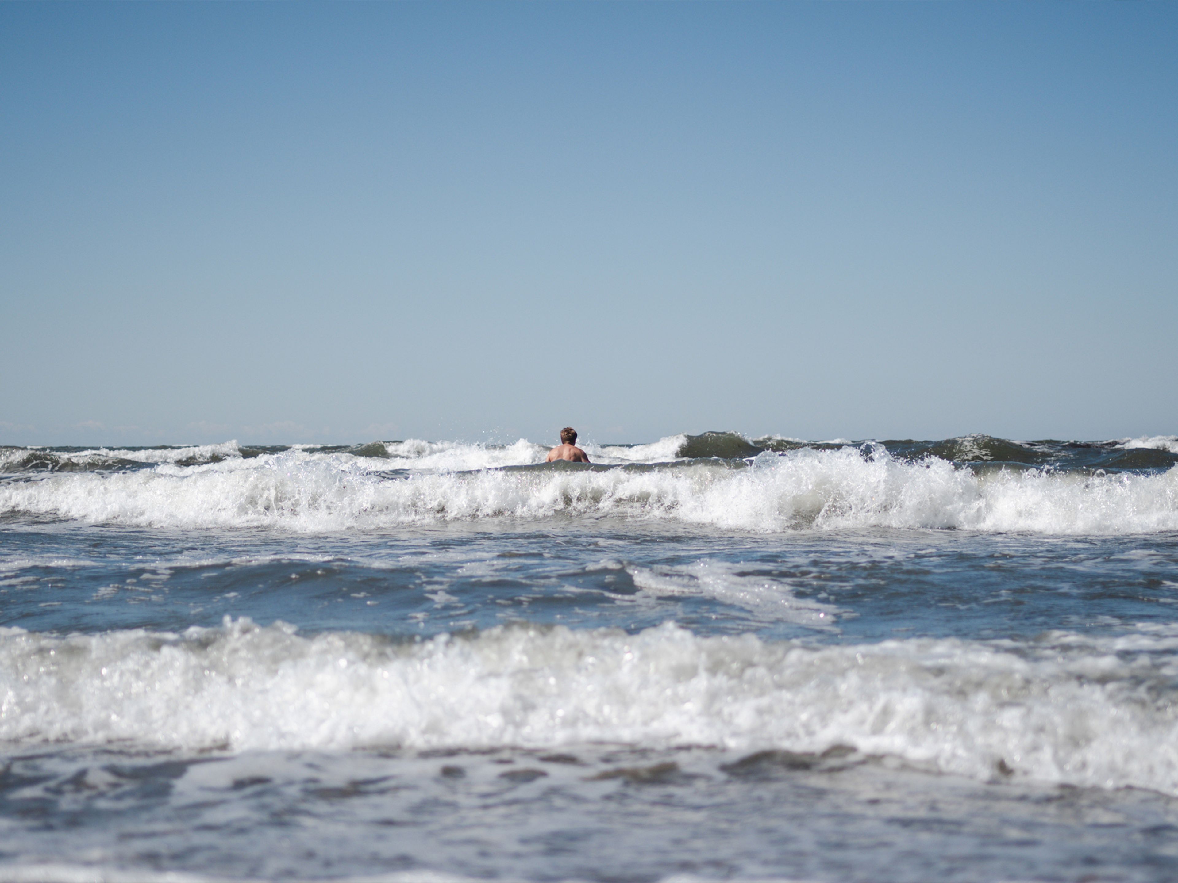 Alltid nära ett dopp i havet