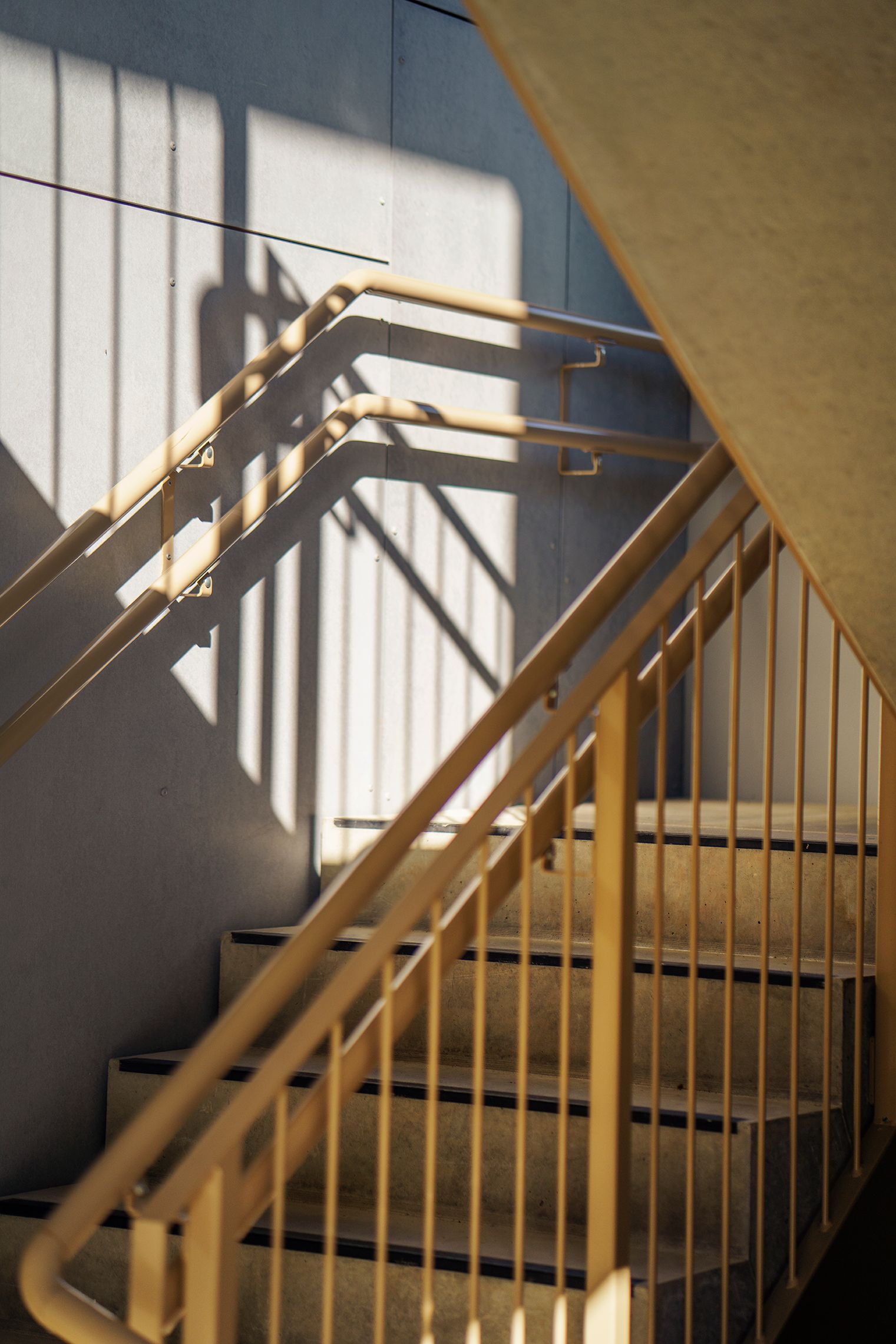 Trappegangen i blokka Aleksei hvor har kjøpt leilighet.