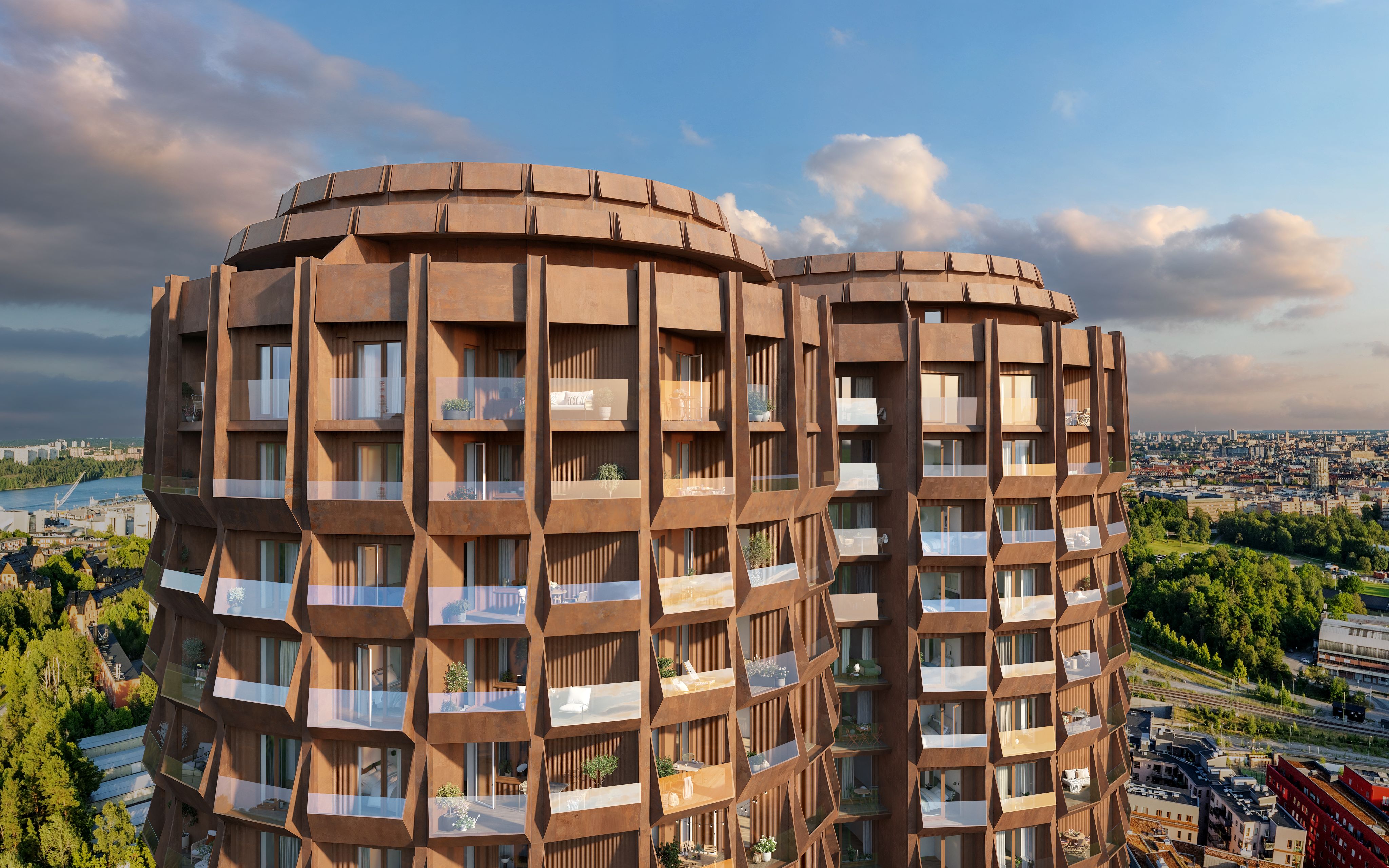 Illustrasjon av fasaden til Stadsljus