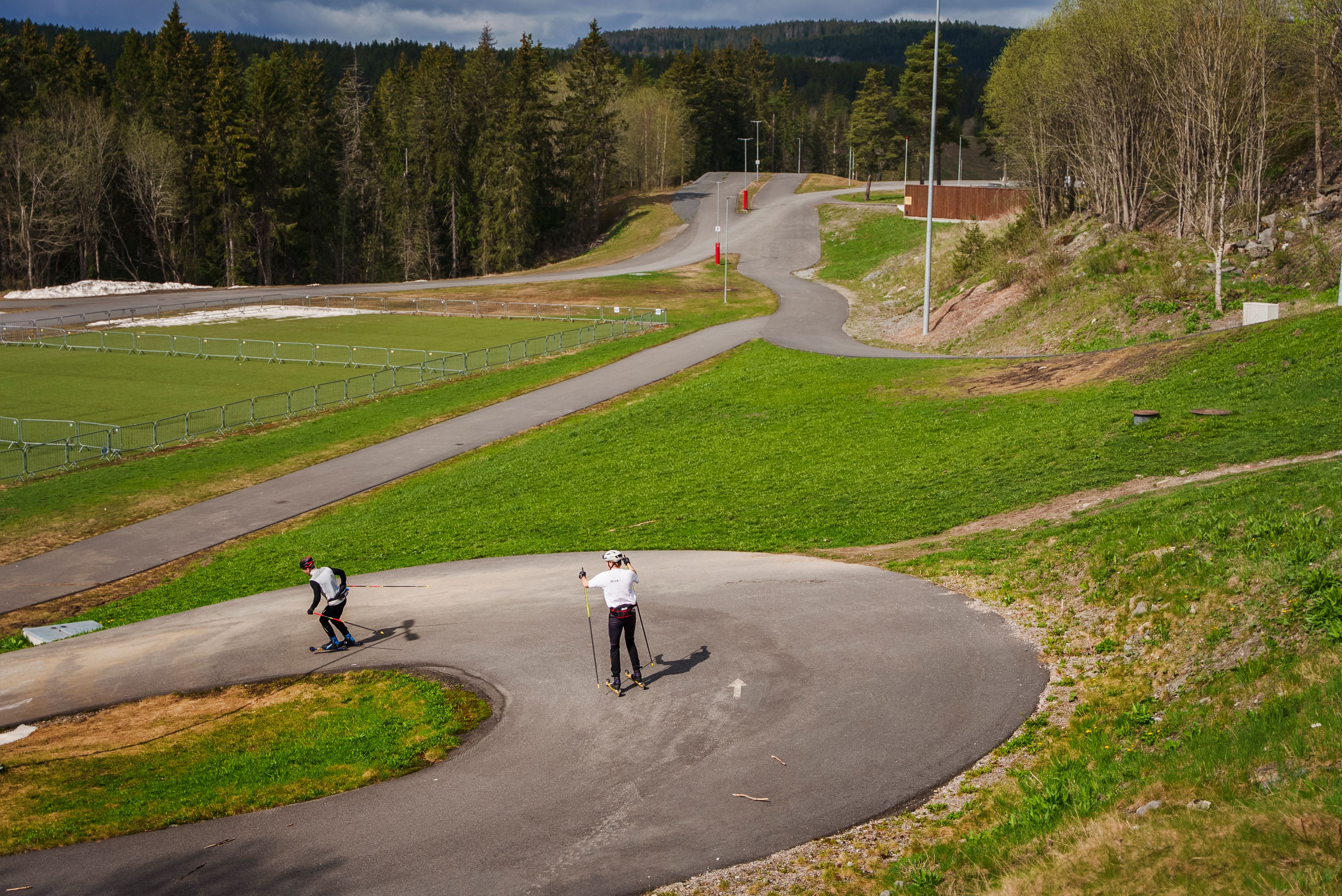 Foto av rulleskiløype, Lillomarka Arena
