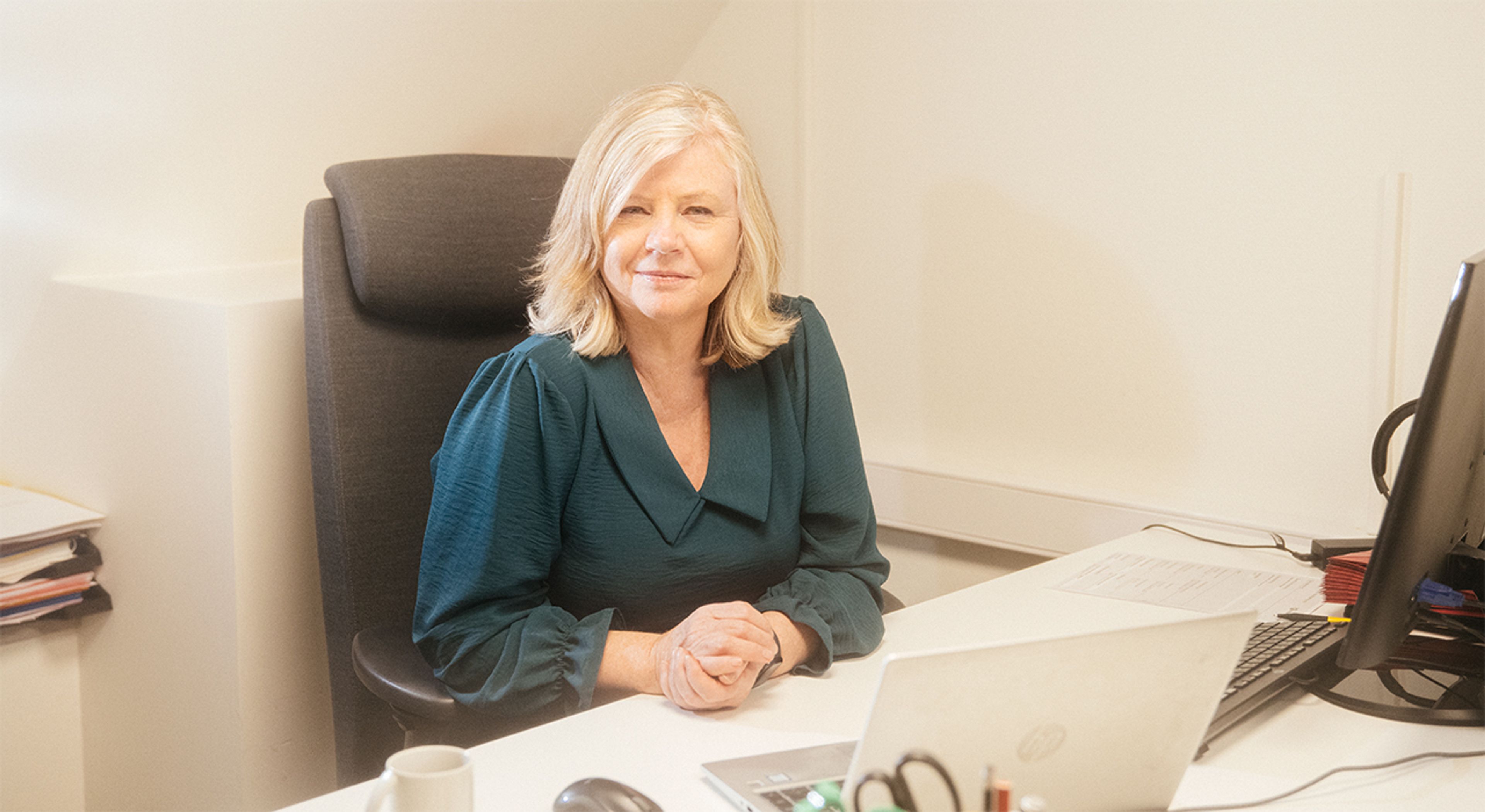Foto av Helle Gjetrang, administrerende direktør i Diakonhjemmet Omsorg.
