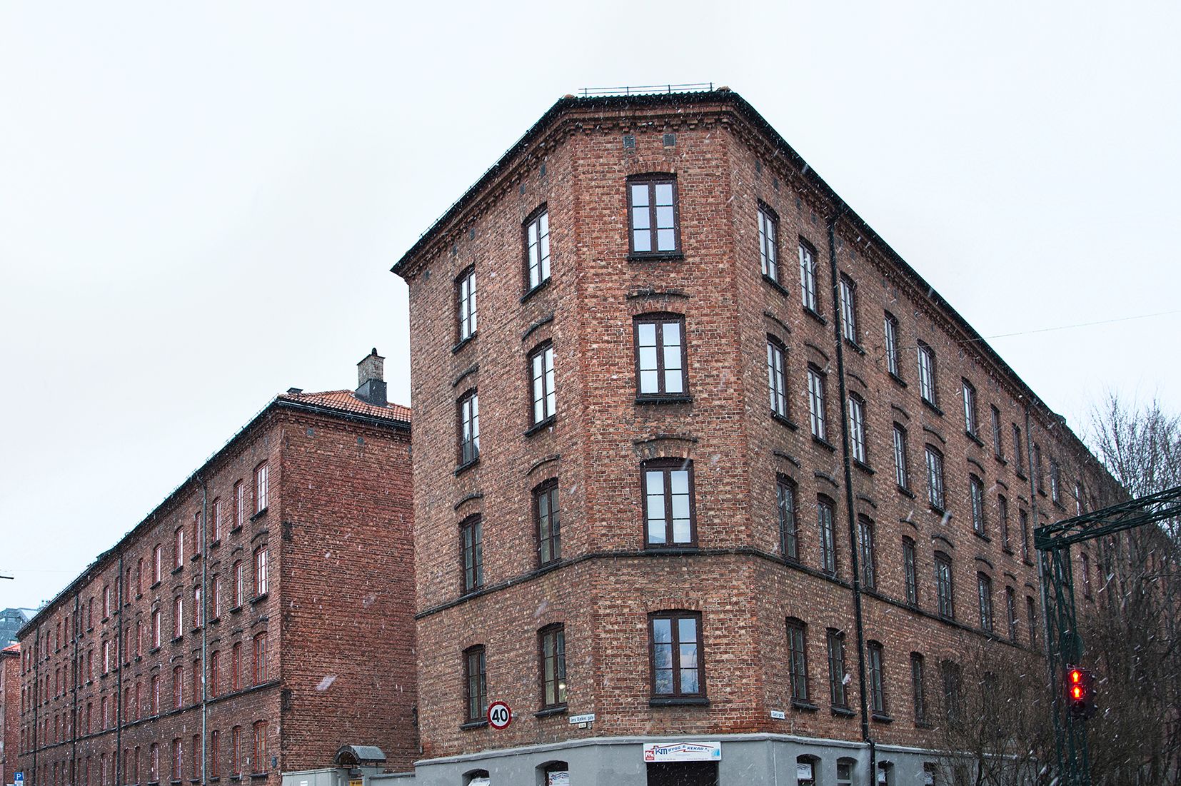 Gammel bygård fra 1890-tallet