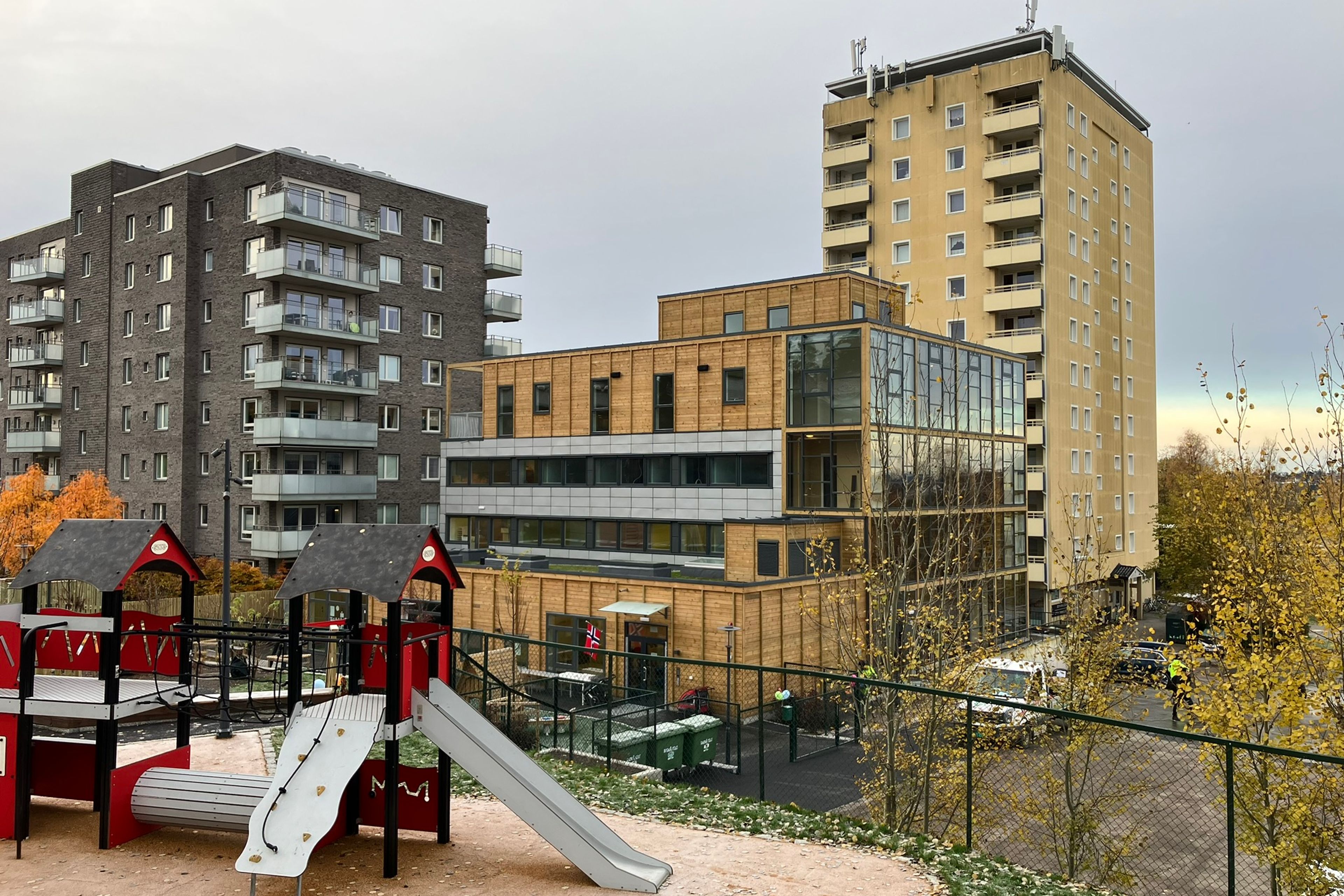 Haakon Tveters vei 88 på Oppsal består av kjøpesenter, helsetjenester, barnehage og nye boliger.