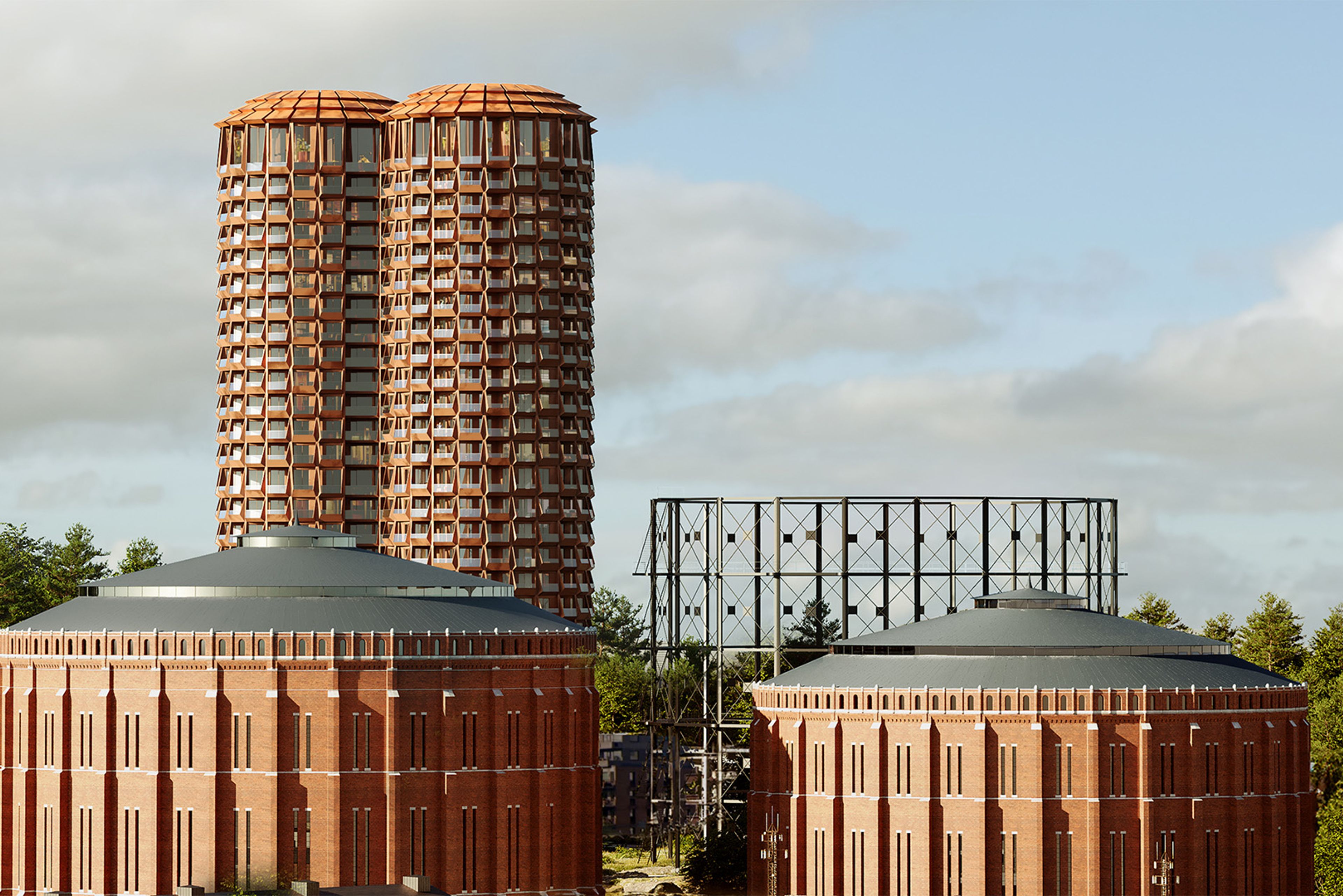 Exteriör bild på Stadsljus och gasklockan
