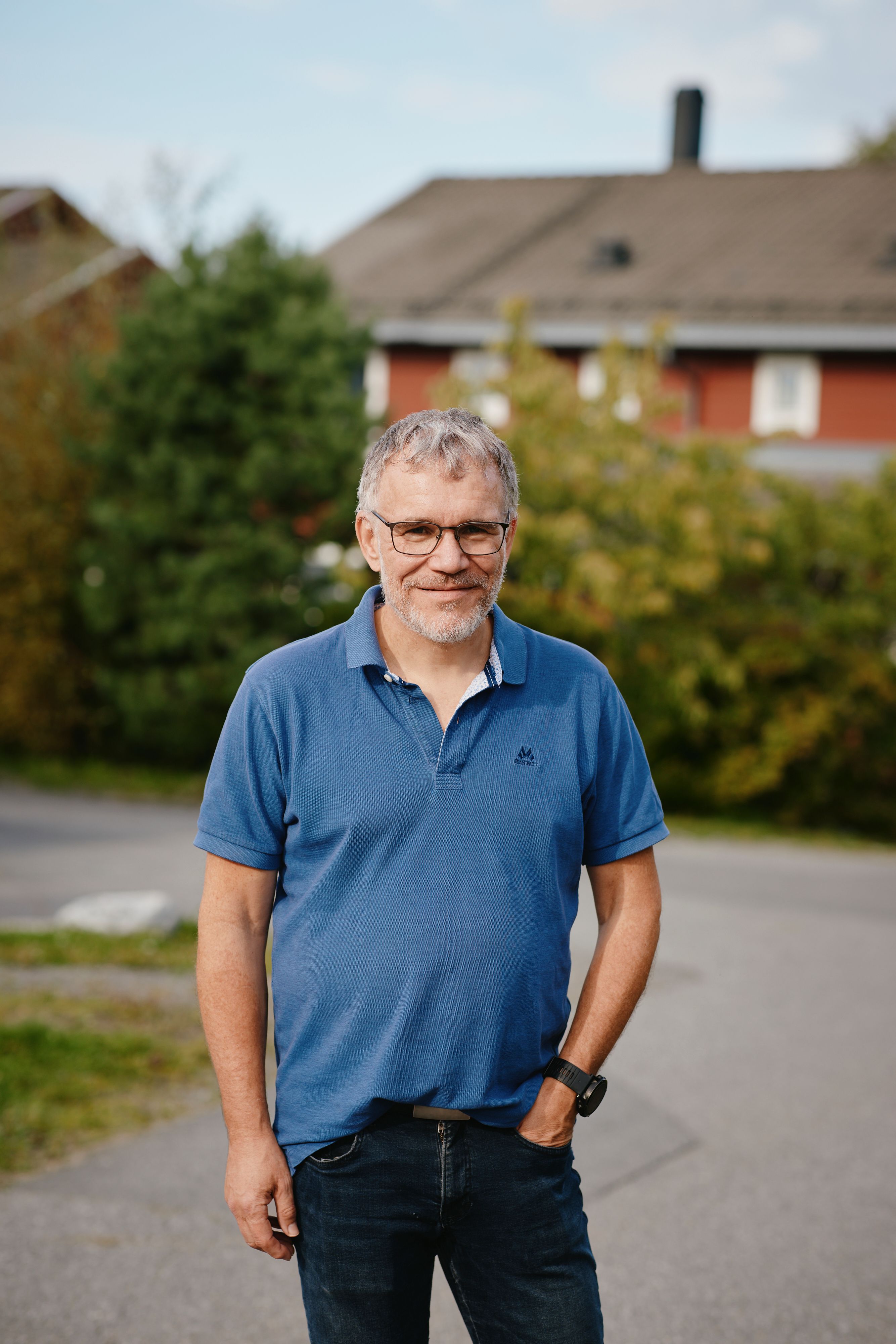 Portrett av styreleder Steinar Knutsen i Bygdeveien borettslag.