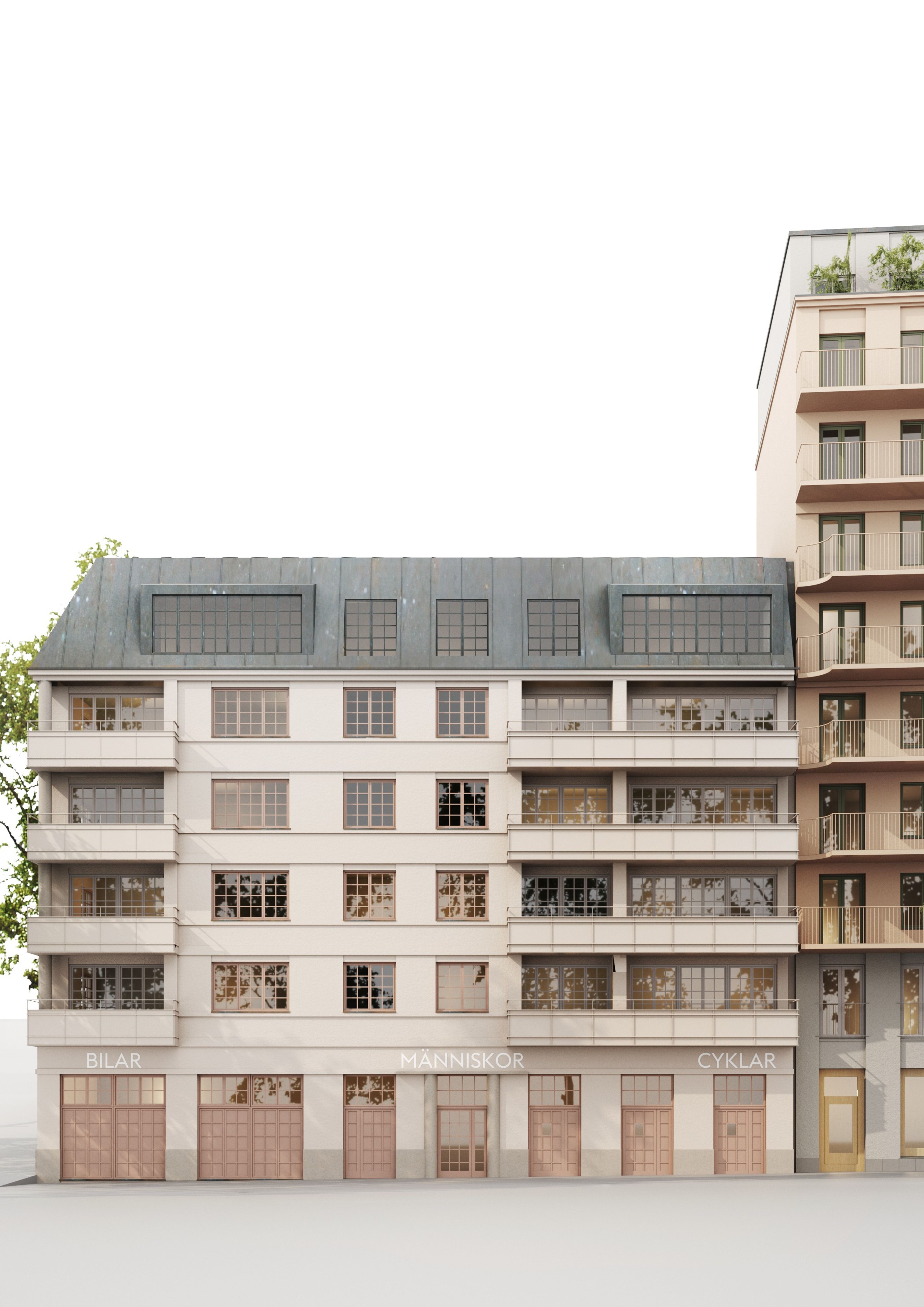Tidig skiss arkitekt