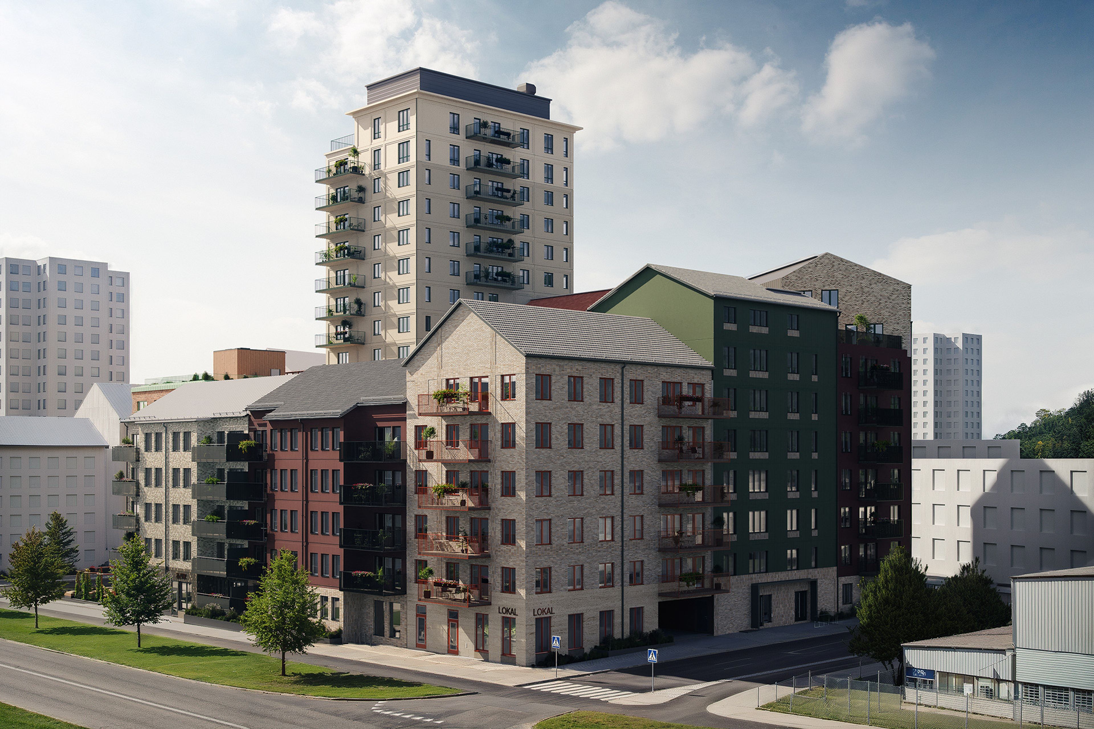 Explora Södra Änggården Göteborg - exteriör