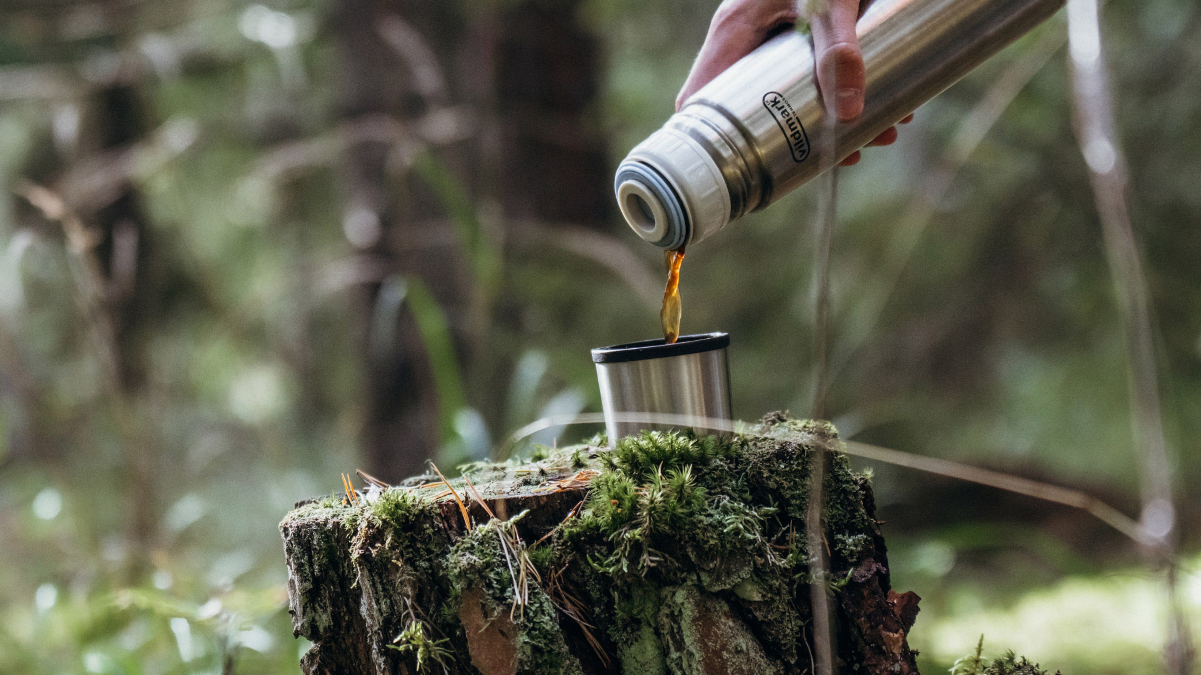 Kaffekopp i skog