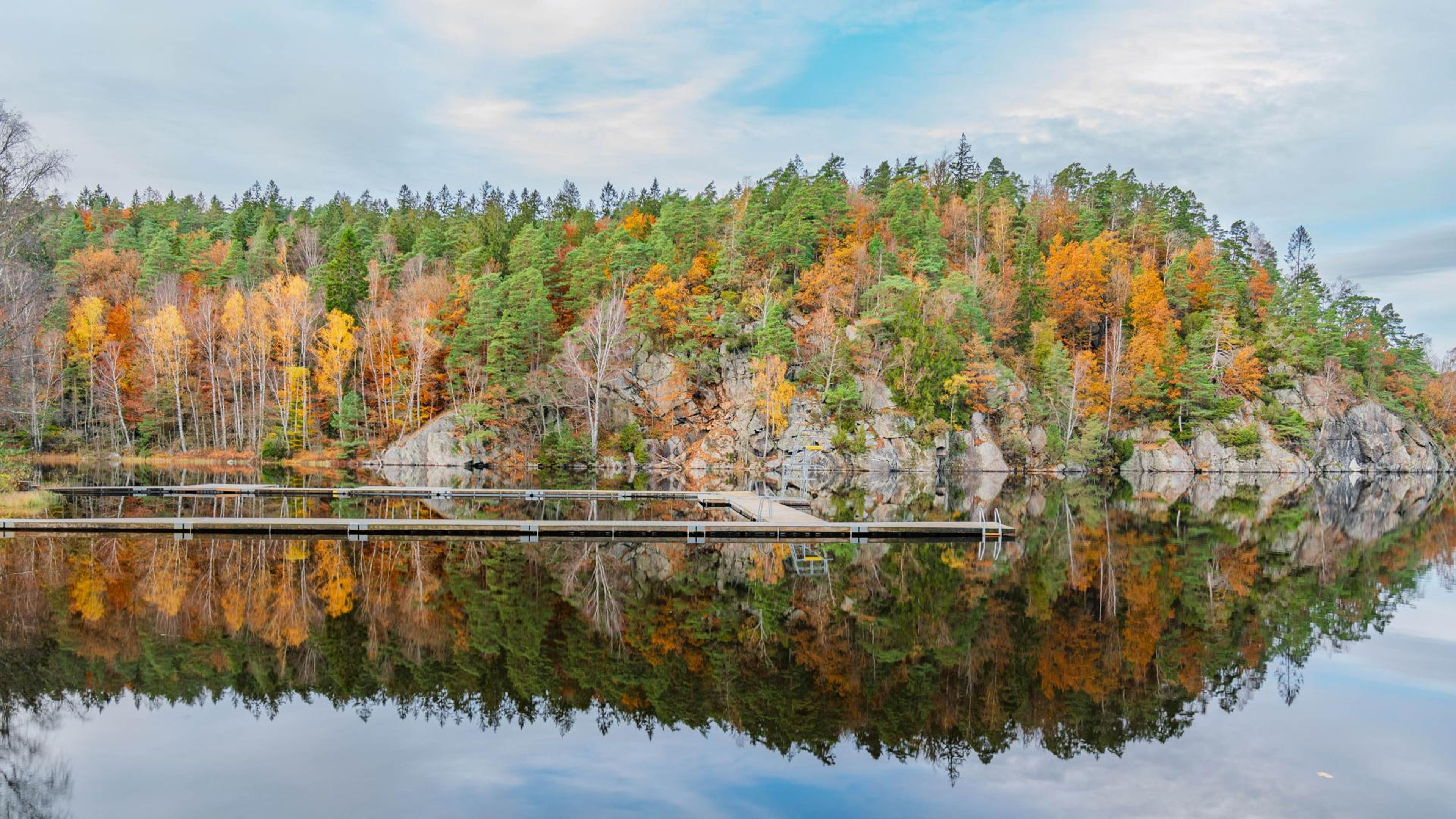 Landvettersjön badbrygga