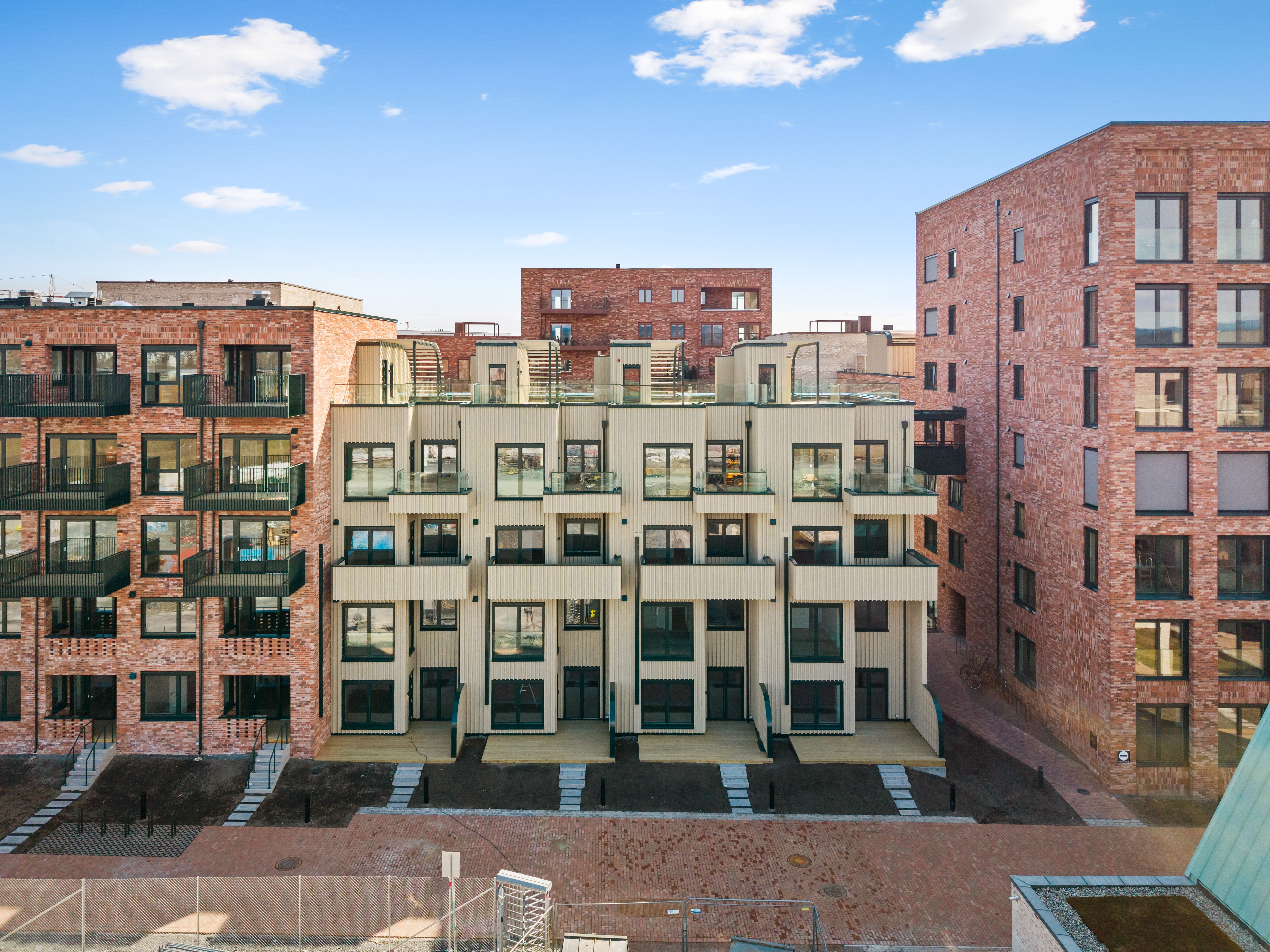 Rekkehusleiligheter i kvartal 4 på Nansenløkka