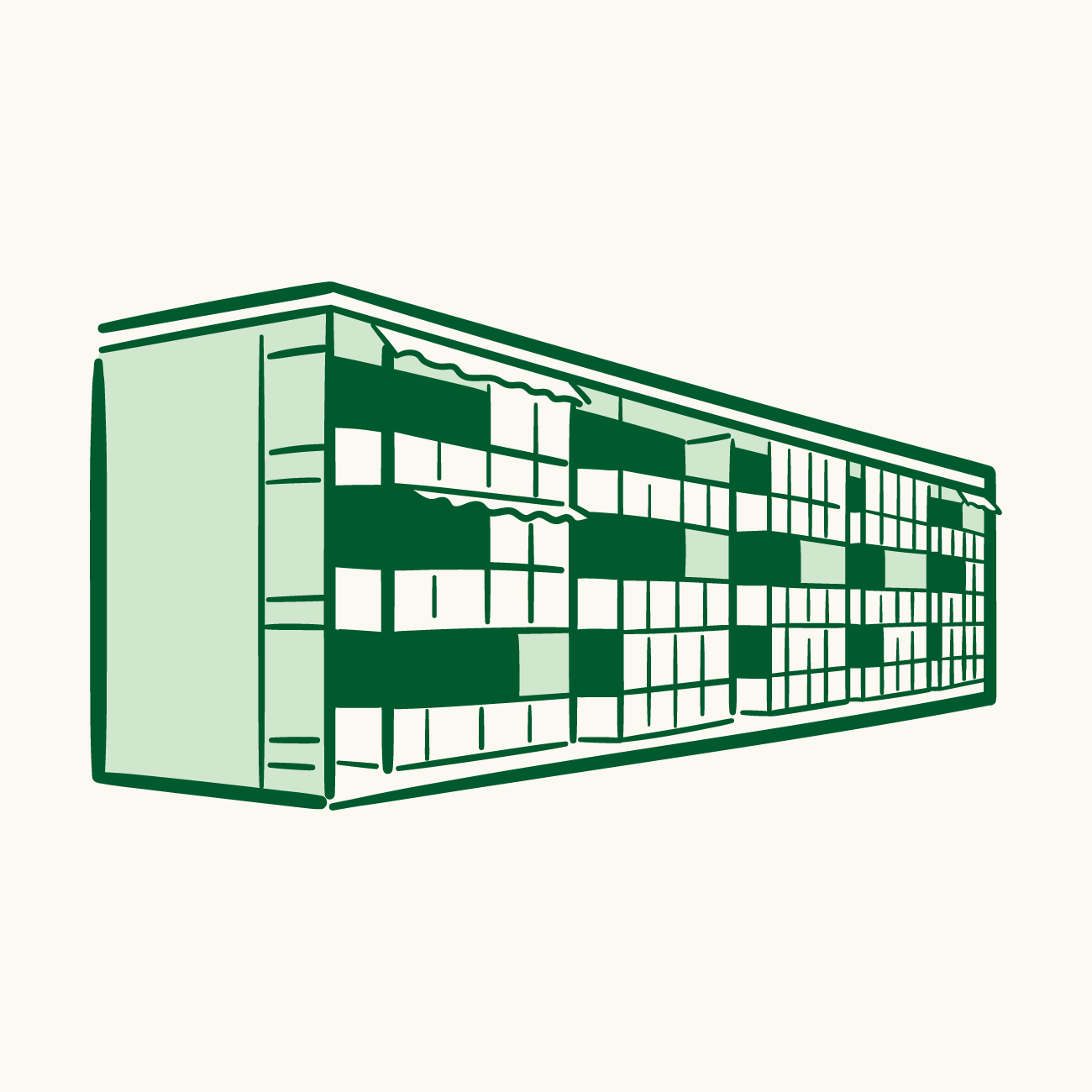 Illustrasjon av borettslaget Ammerudfaret