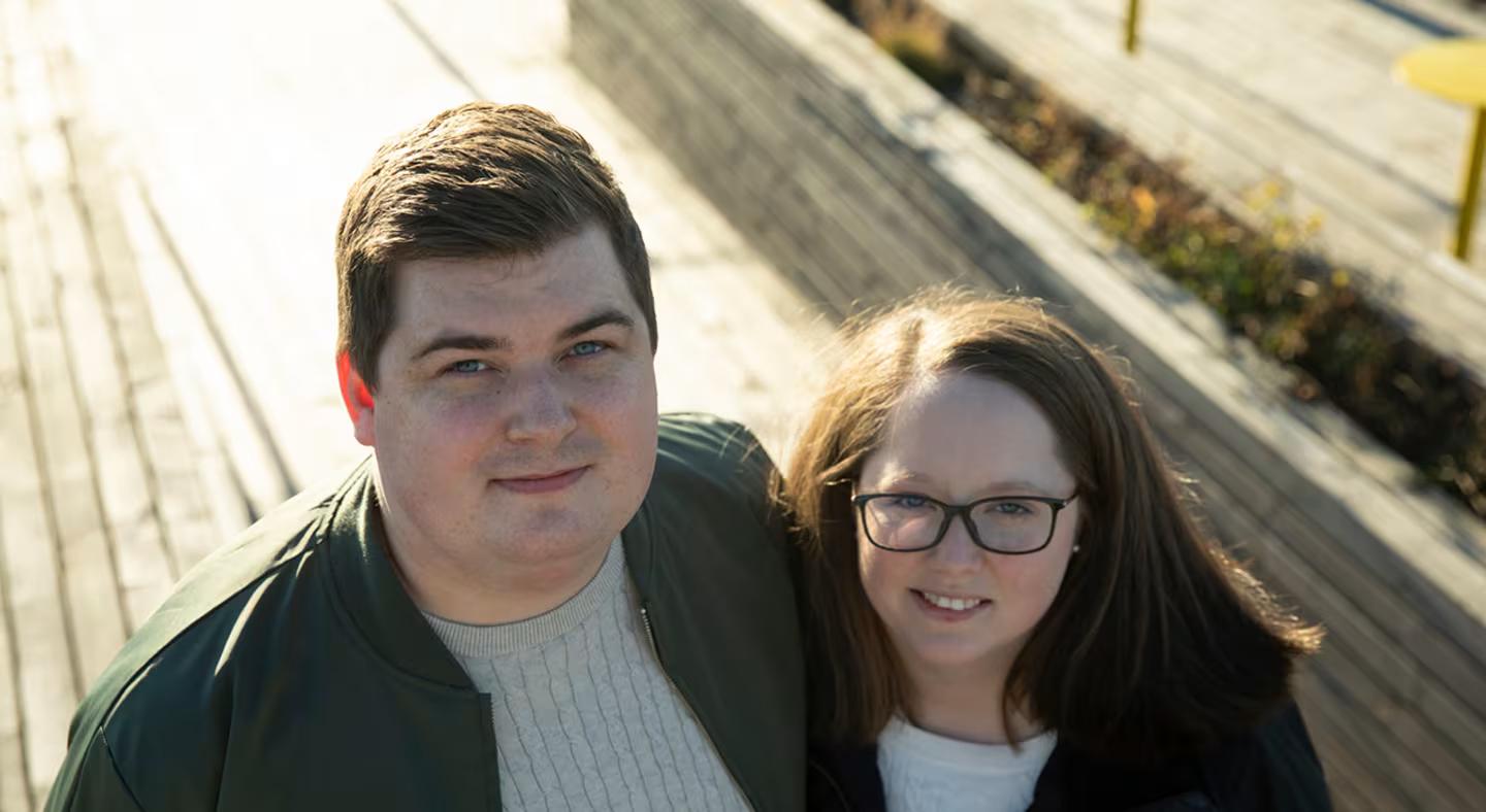 Jonas og Marthe portrettbilde