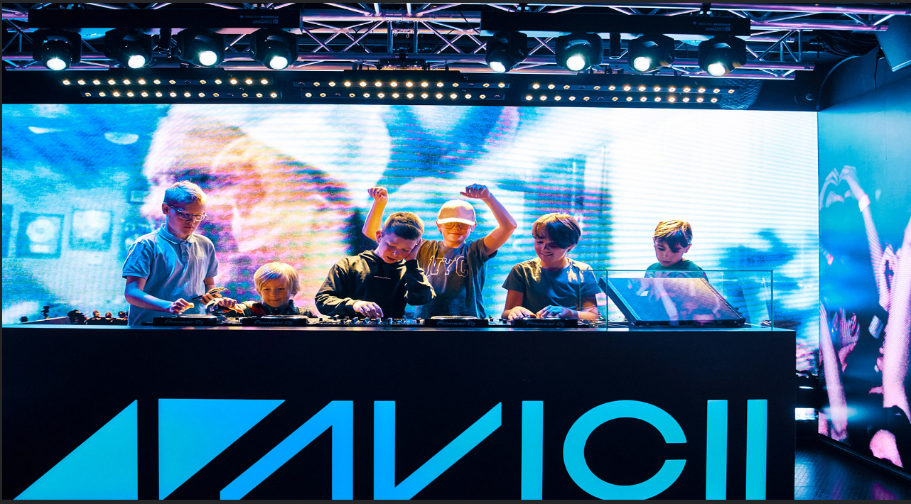 Bilde av Avicii på scenen