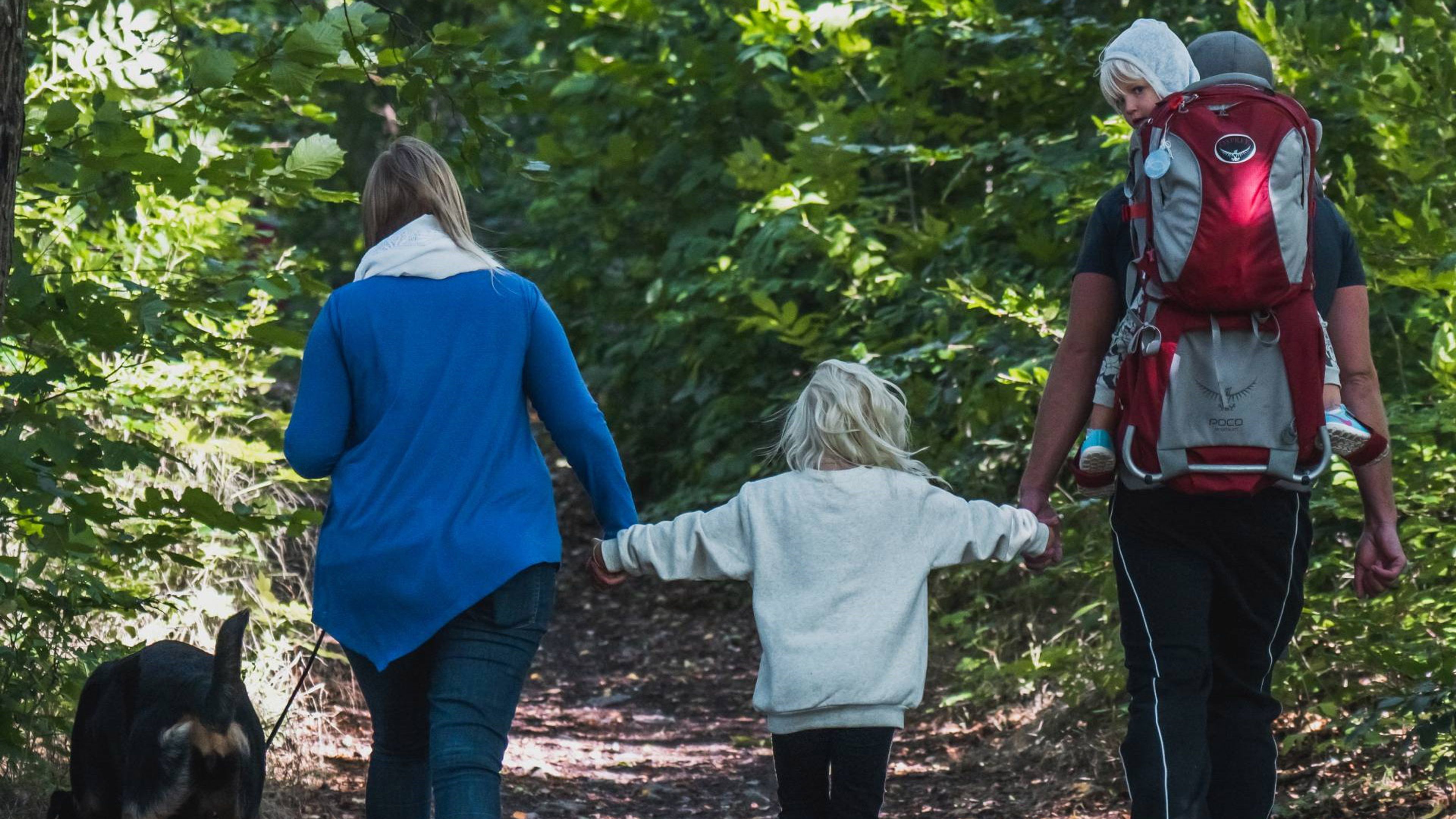 Familj på tur