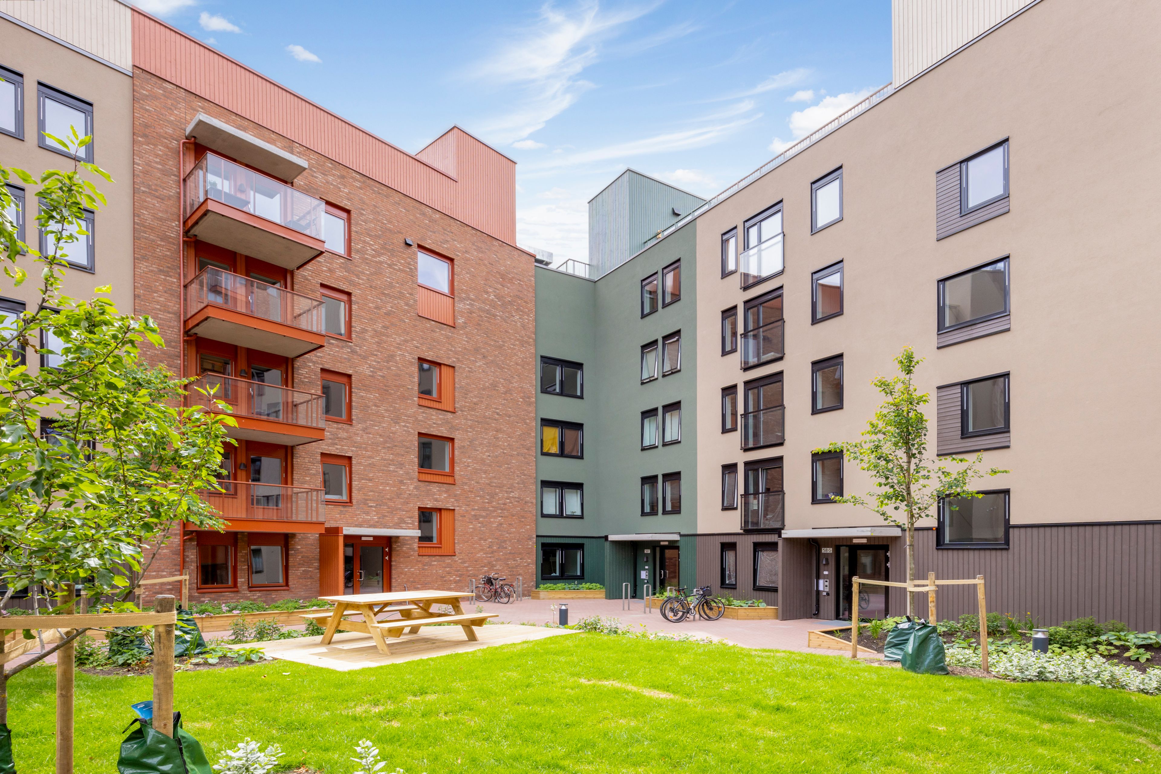 Foto av gårdsrom på Vollebekk