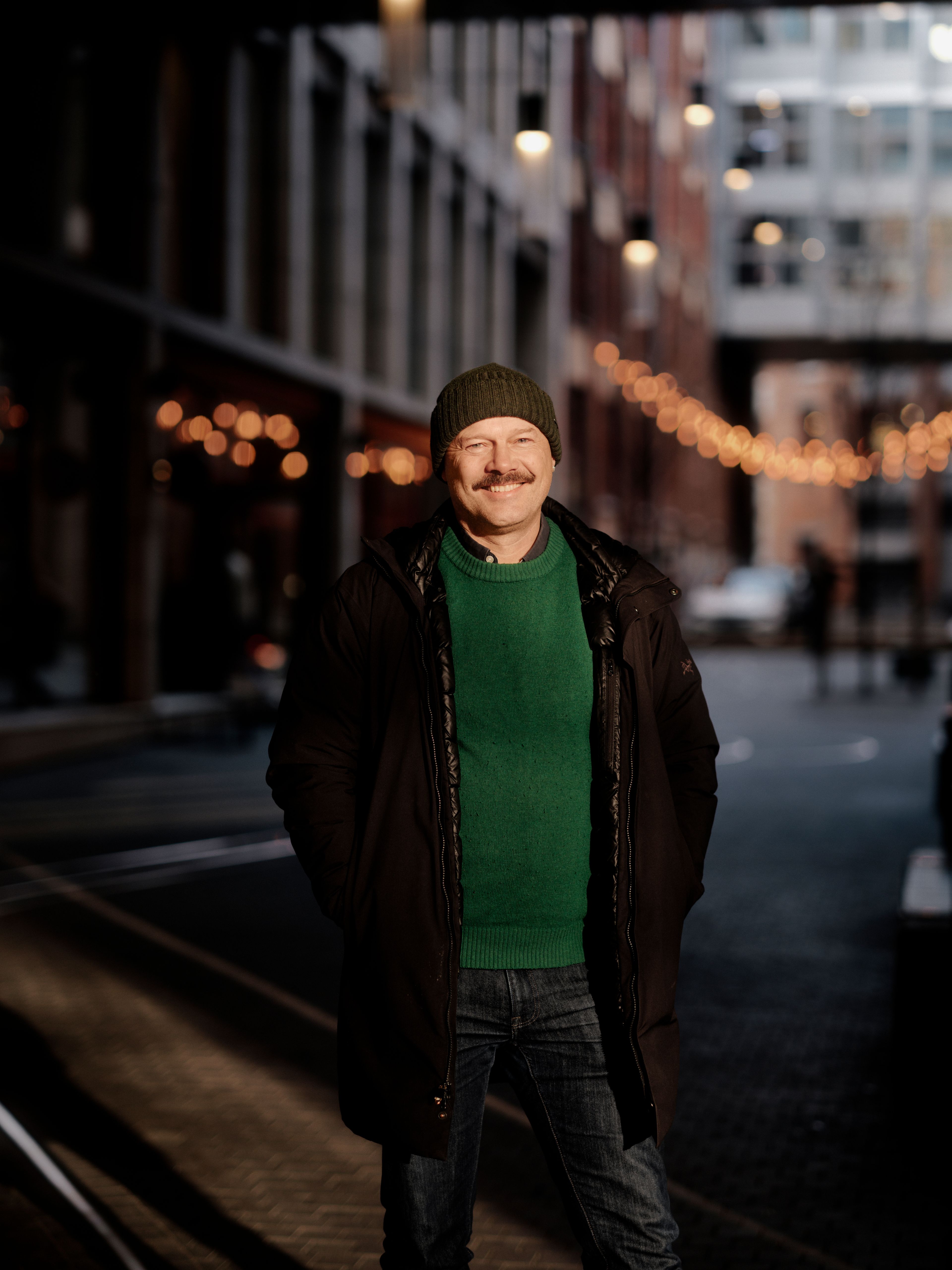 Portrettbilde av administrerende i OMA, Rasmus Reinvang