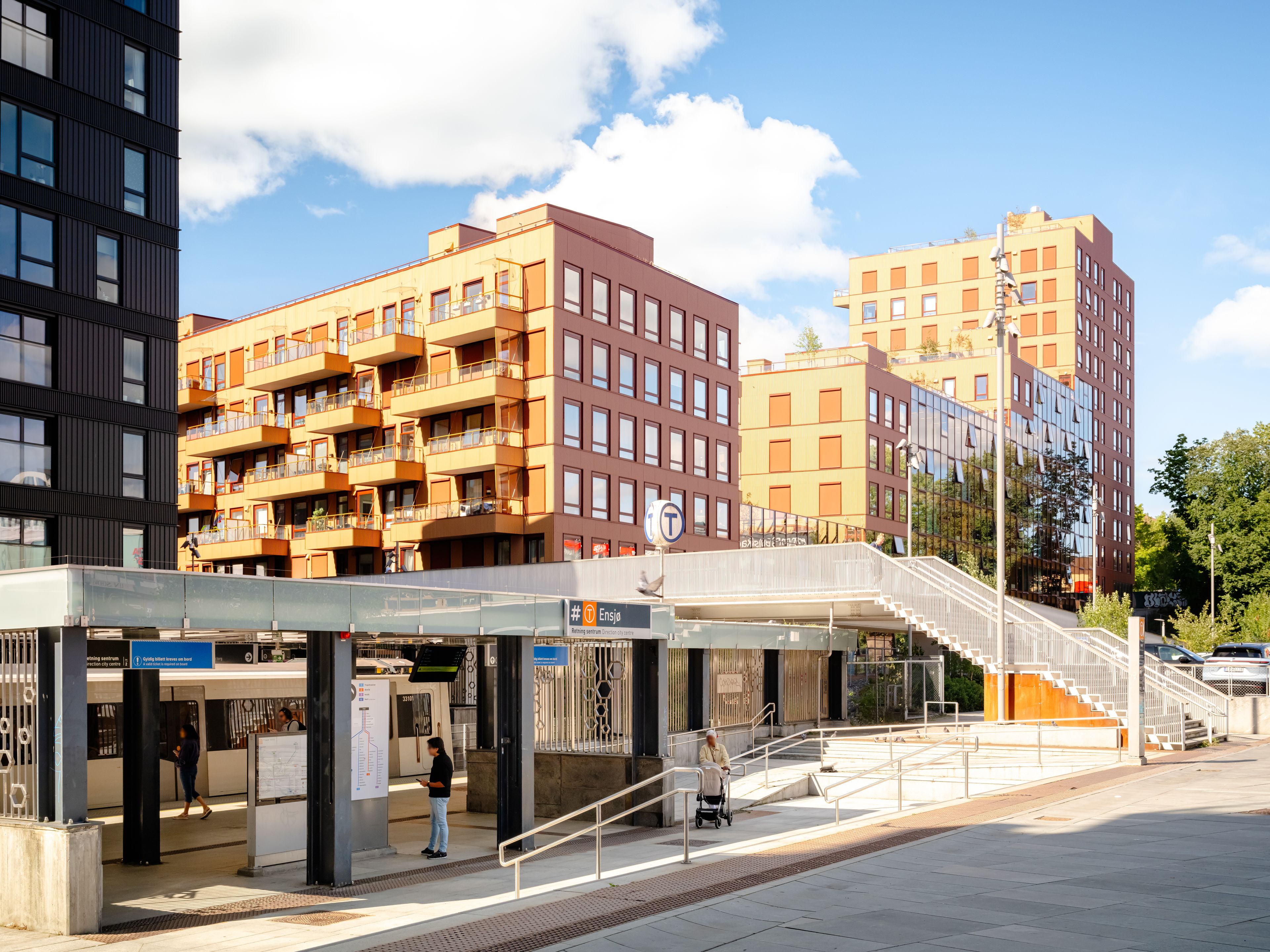 Illustraasjonsbilde av Ensjø t-bane. 