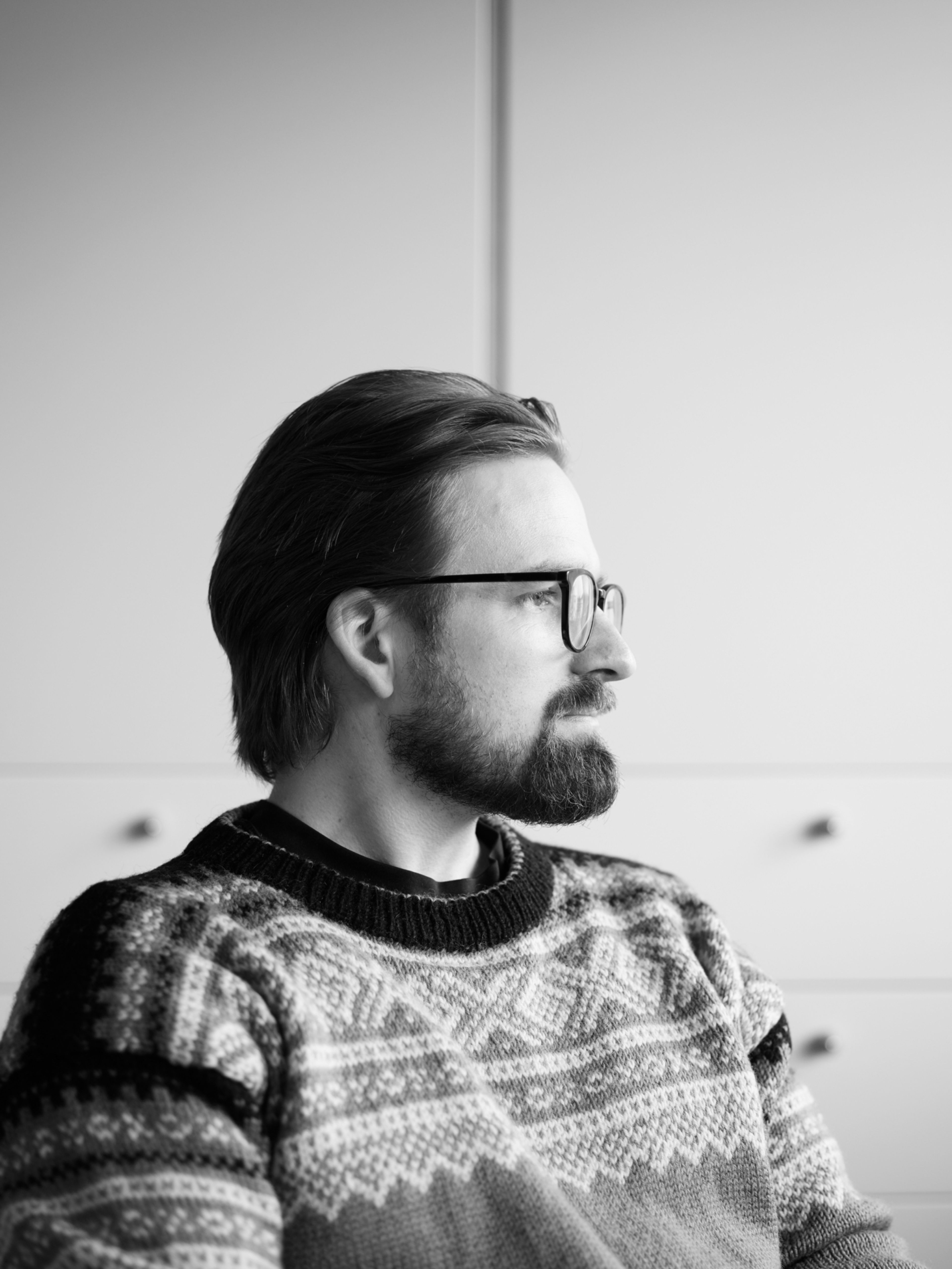Portrett av arkitekt Anders Eidstuen.