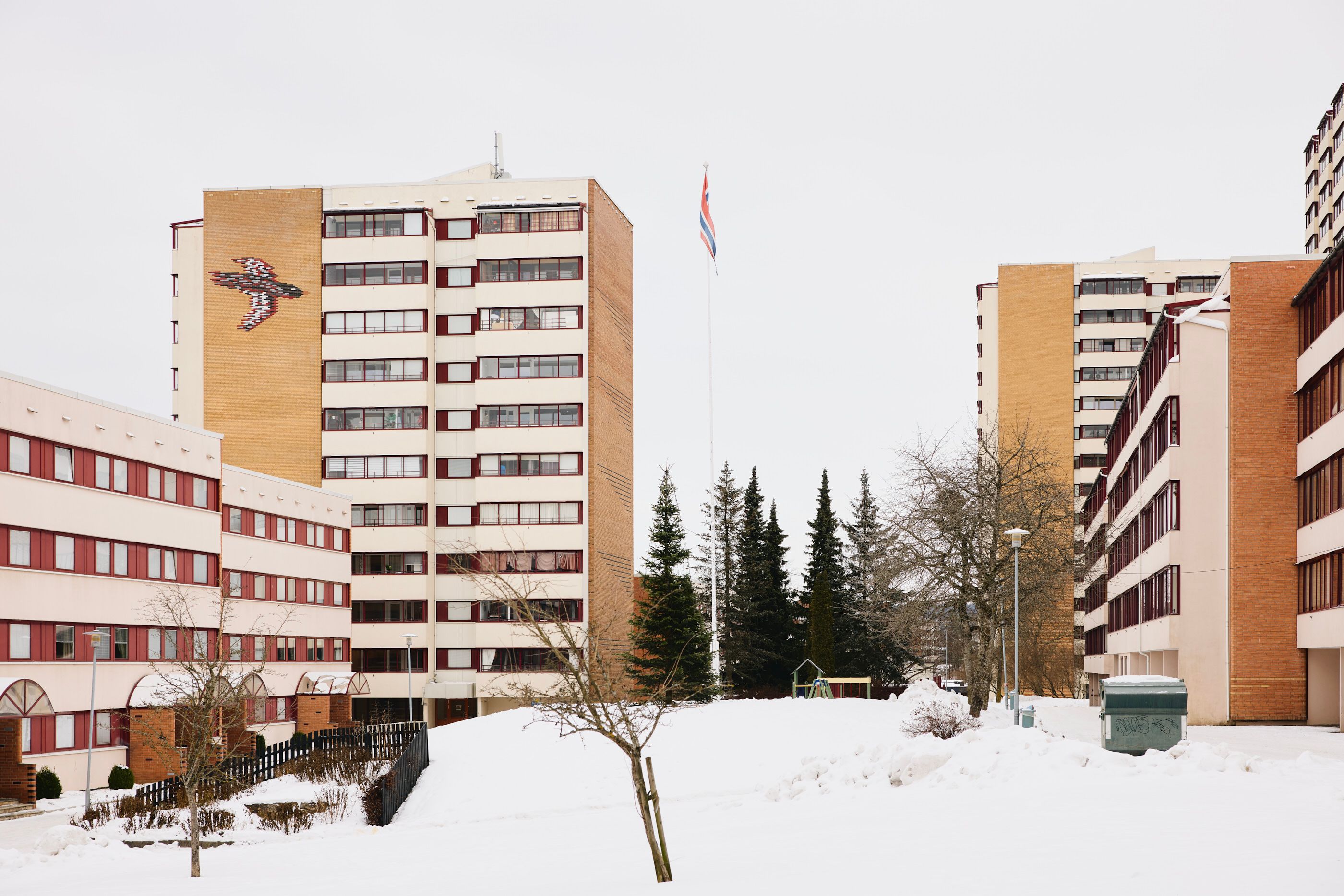 Foto av borettslaget Stubberudlia på Trosterud i Oslo