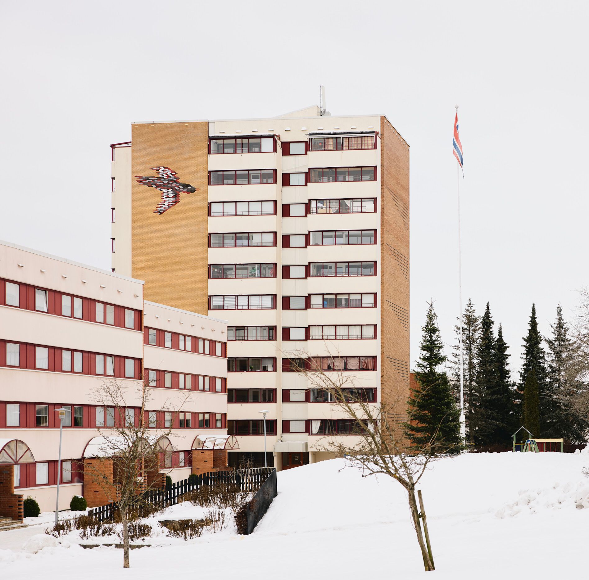 Foto av borettslaget Stubberudlia på Trosterud i Oslo