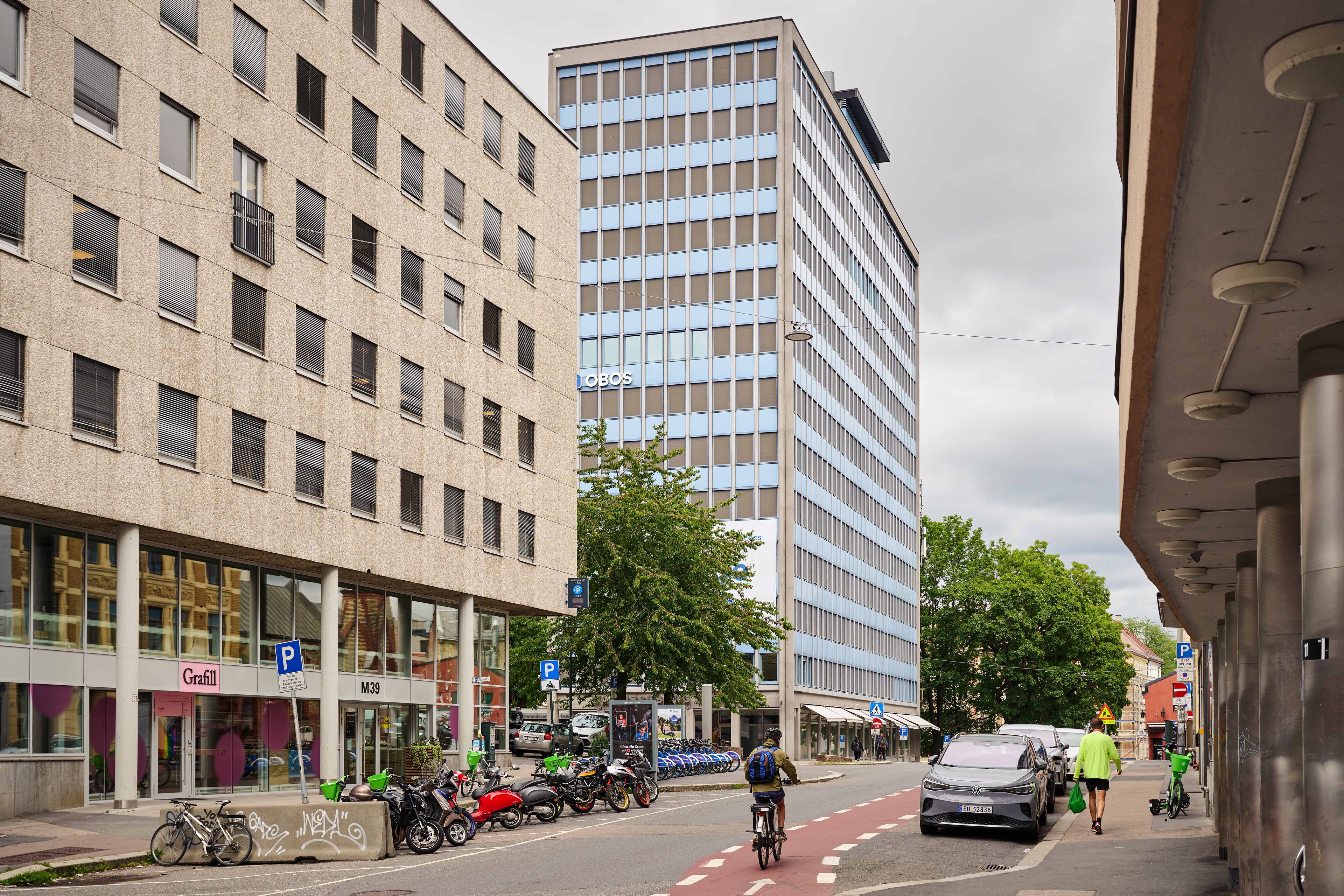 Foto av Hammersborg Torg 3 tatt fra Møllergata.