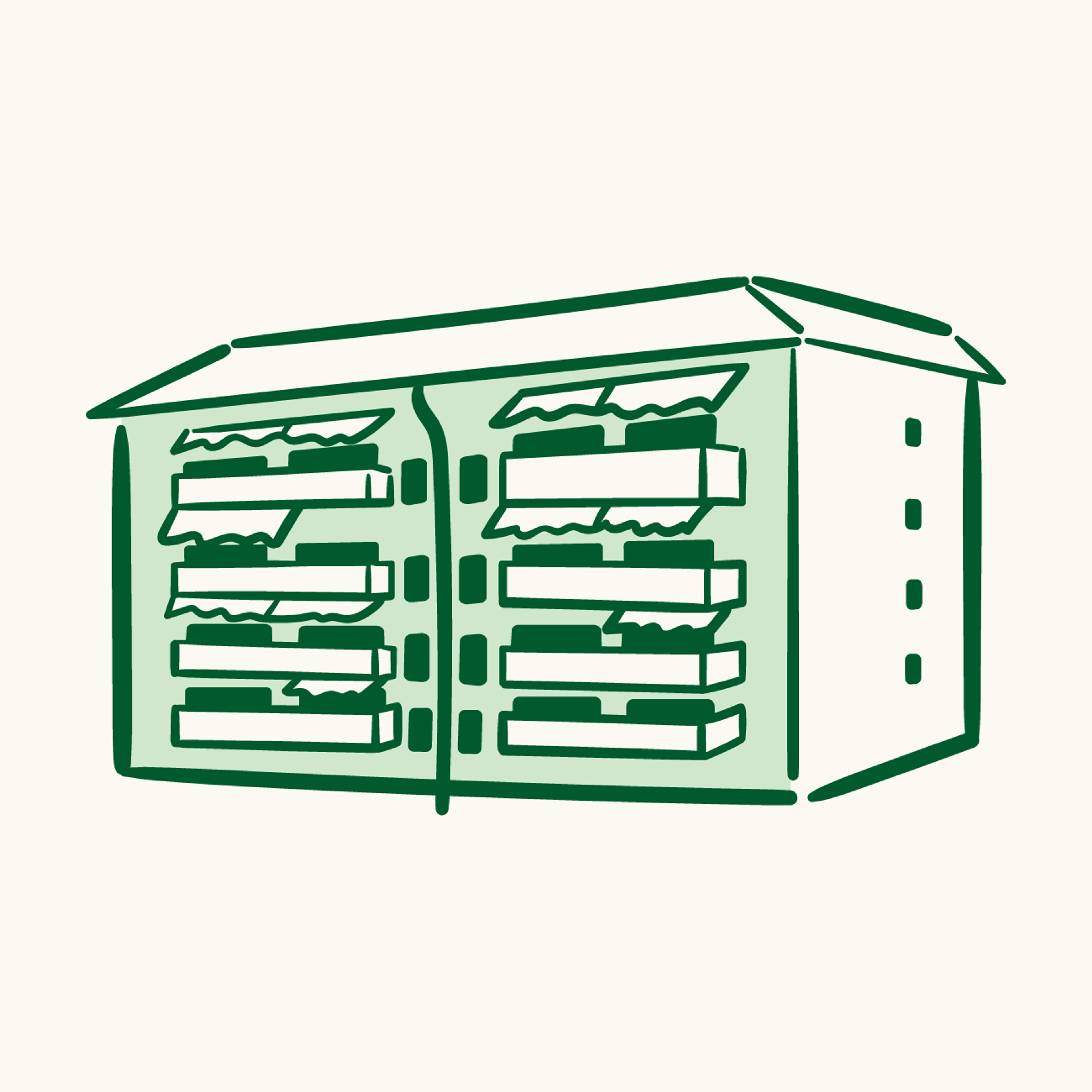 Illustrasjon av borettslaget Årvoll Vest