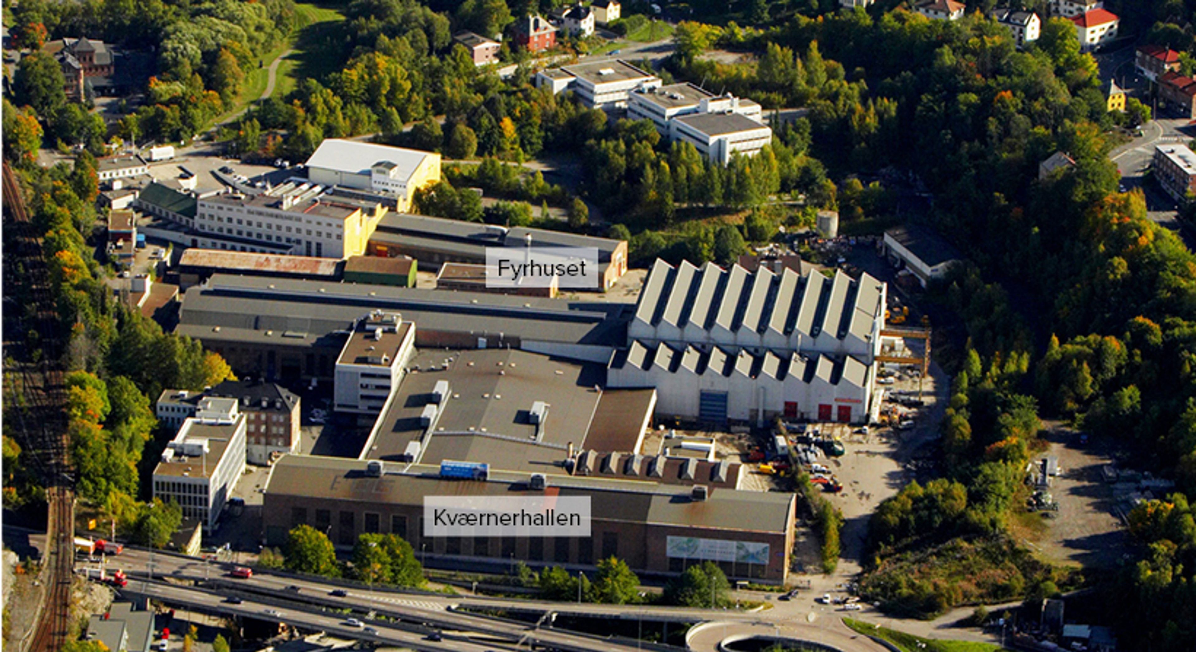 Flyfoto av Lodalen i 2005, før rivingen startet.