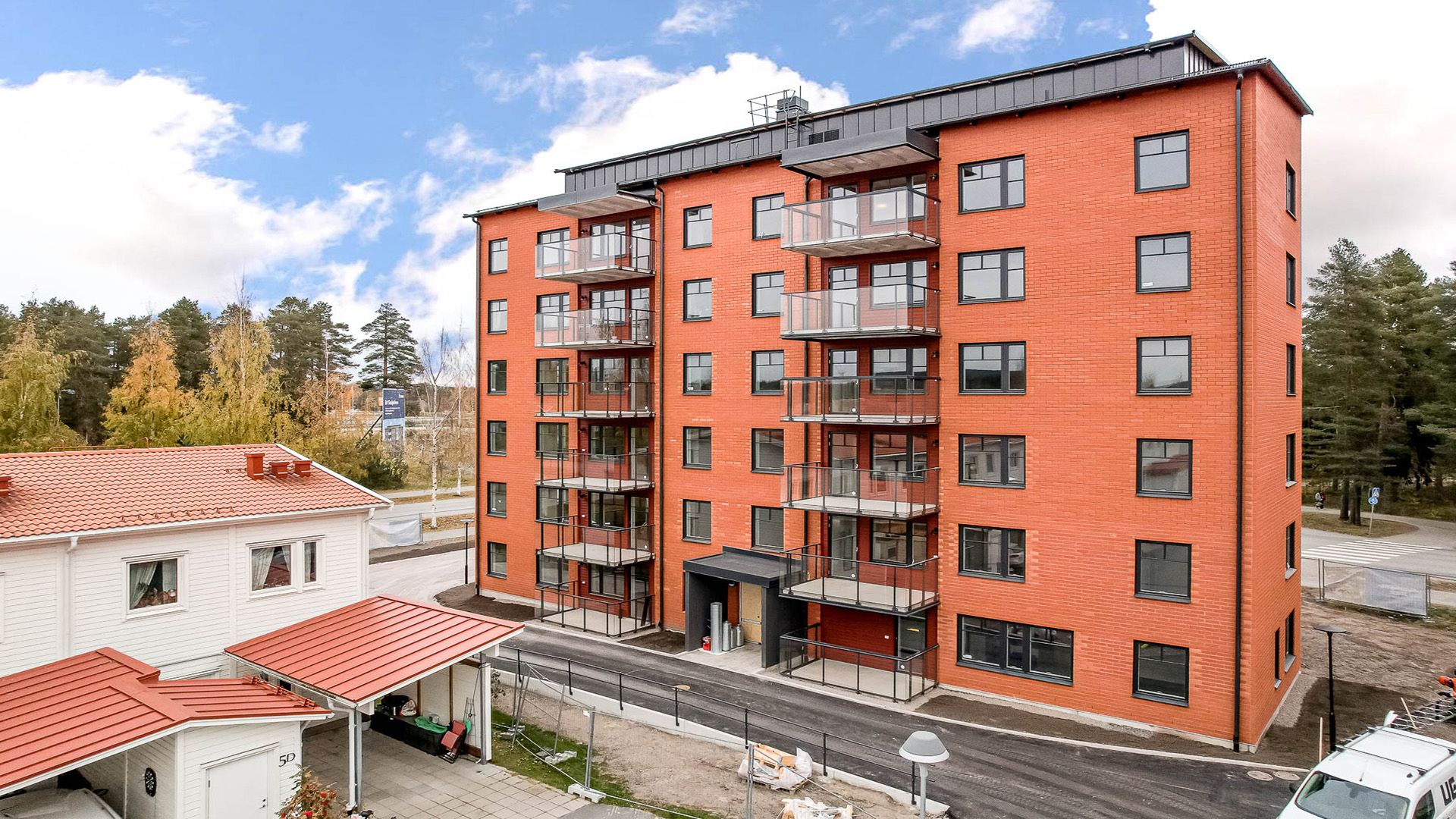 Brf Skulptören fasad