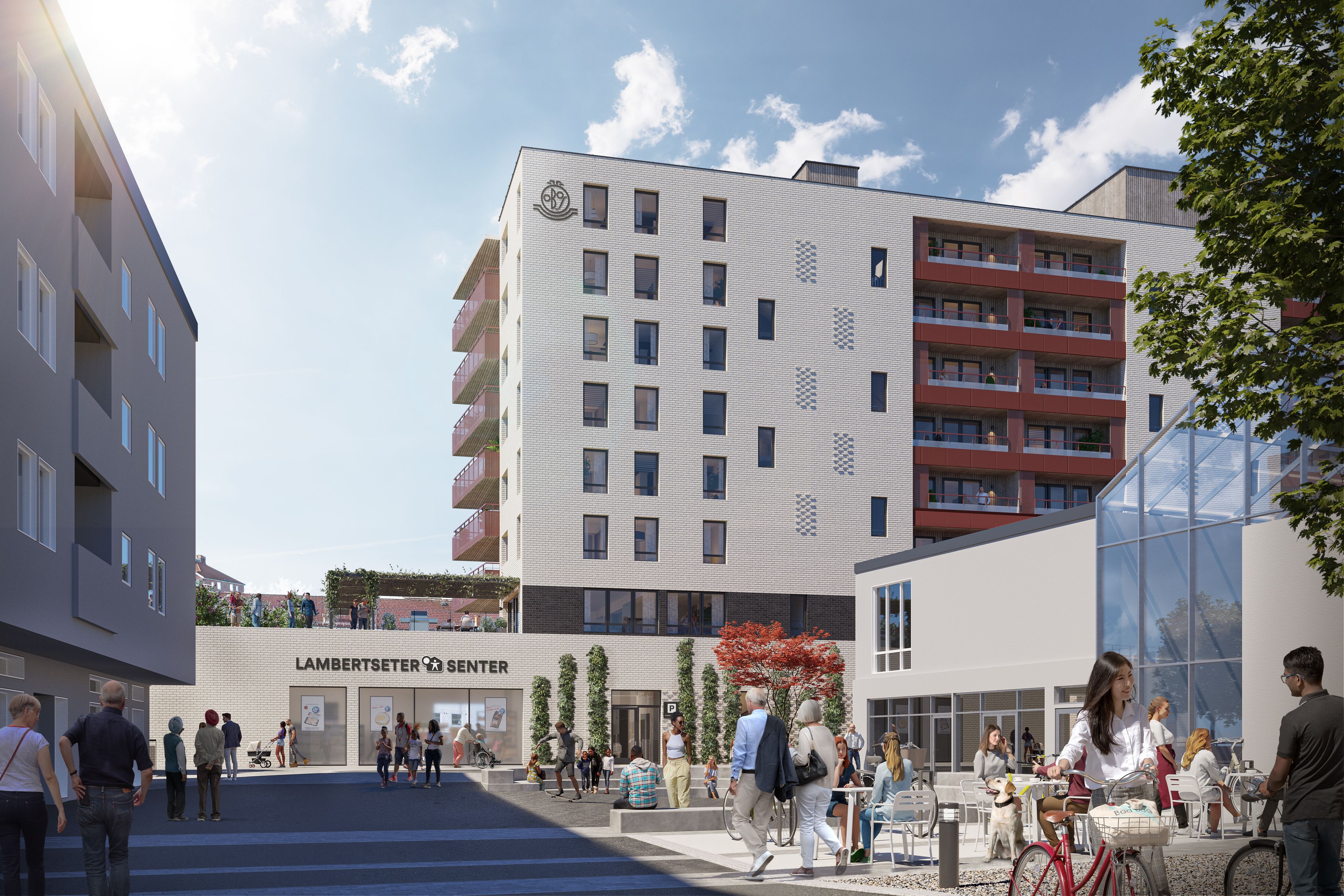 Prosjektbilde som viser hvordan Bølgelengden vil se ut når det står ferdig