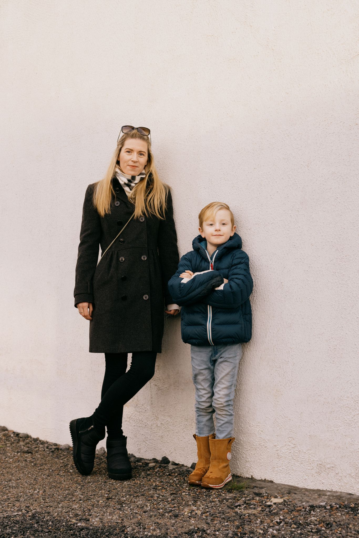 Bildet viser Tine og sønnen William.