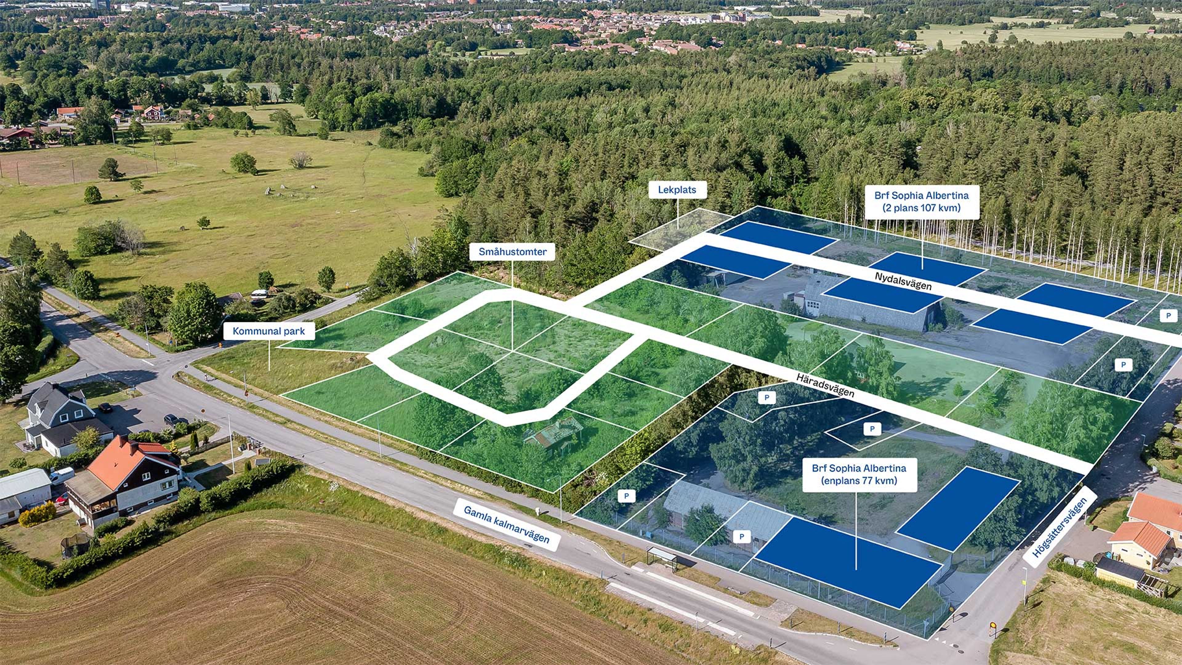områdesmarkering slaka