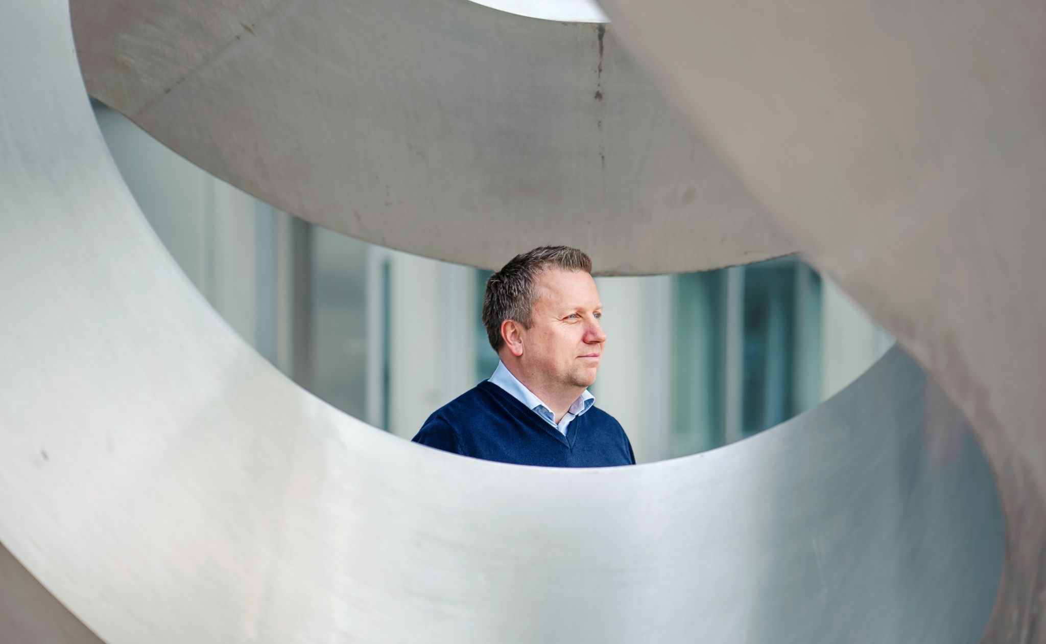 Portrett av konserndirektør i OBOS, Øistein Gamst Sandlie.