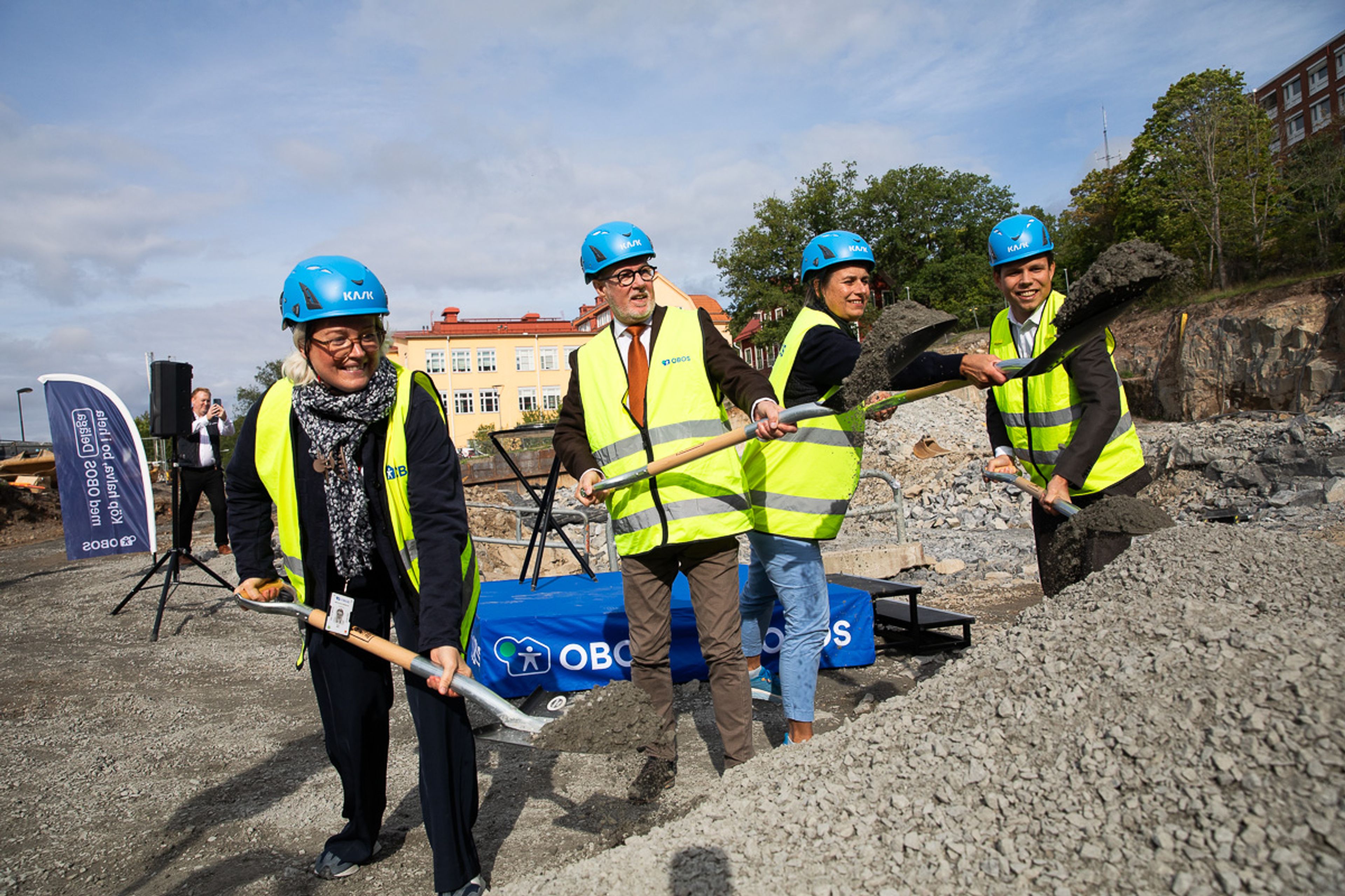 Spadtag i Nacka kommun för Brf Volt