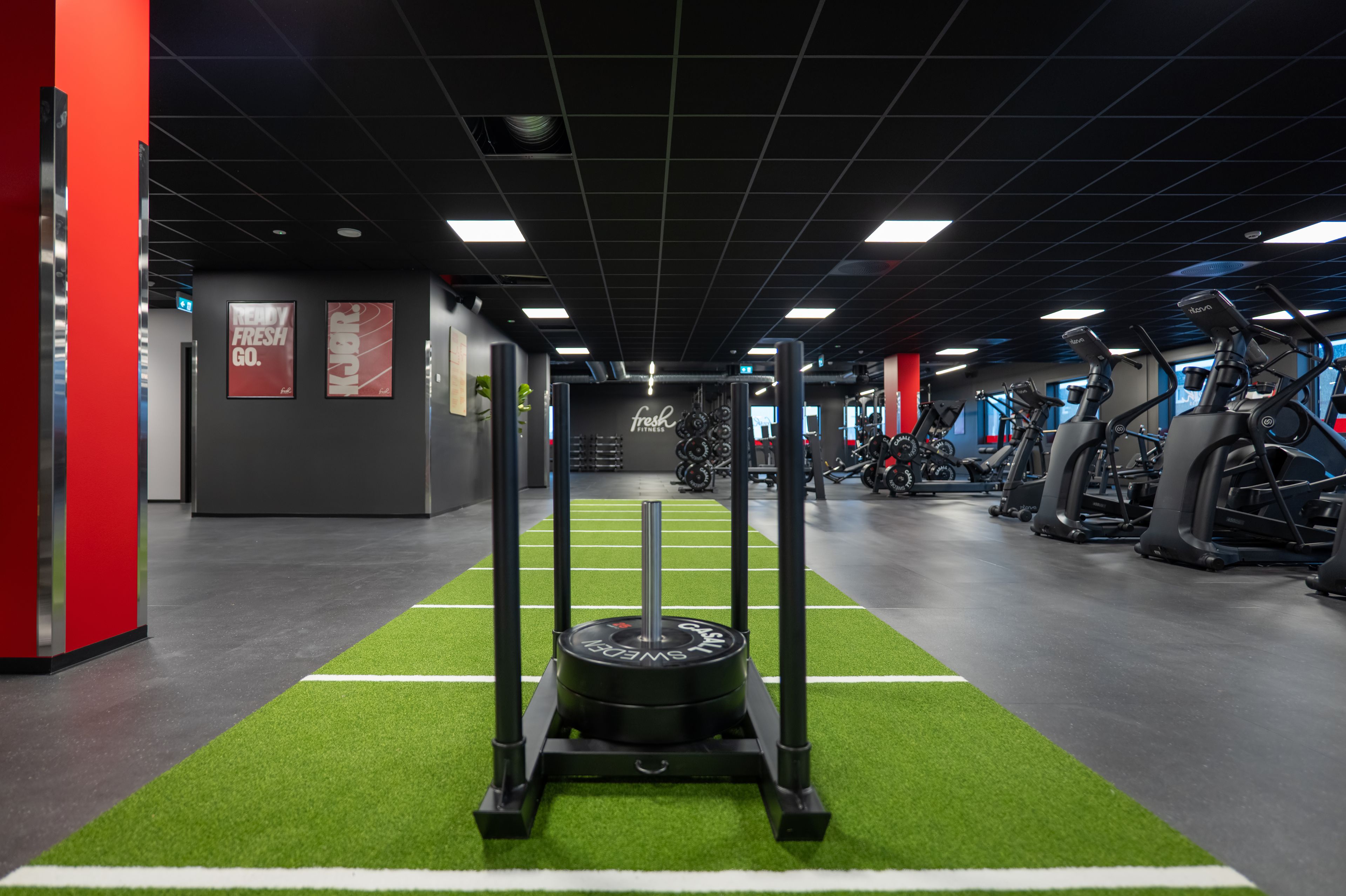Treningsapparater i et Fresh Fitness-senter