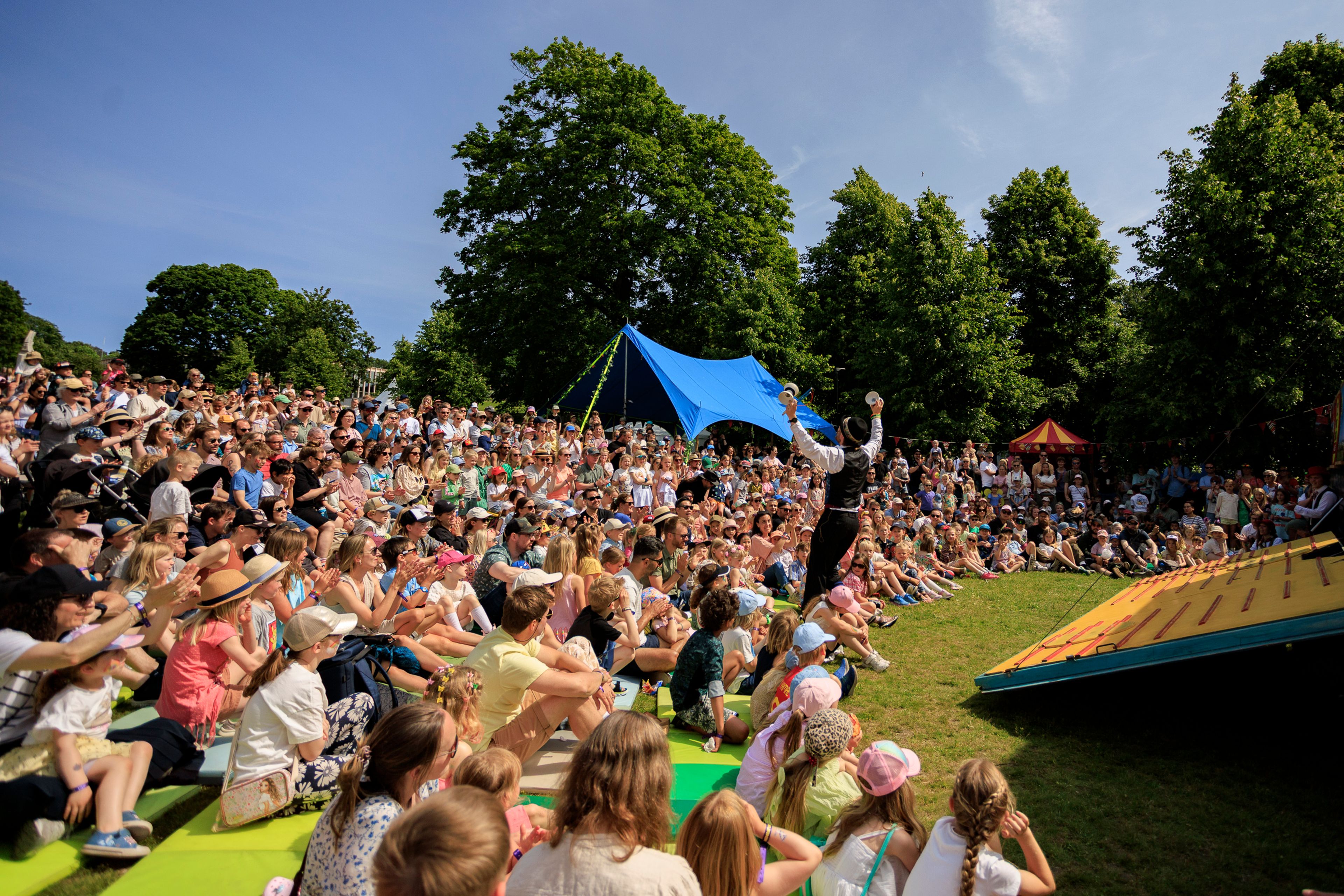 En konsert på Miniøya i 2023.