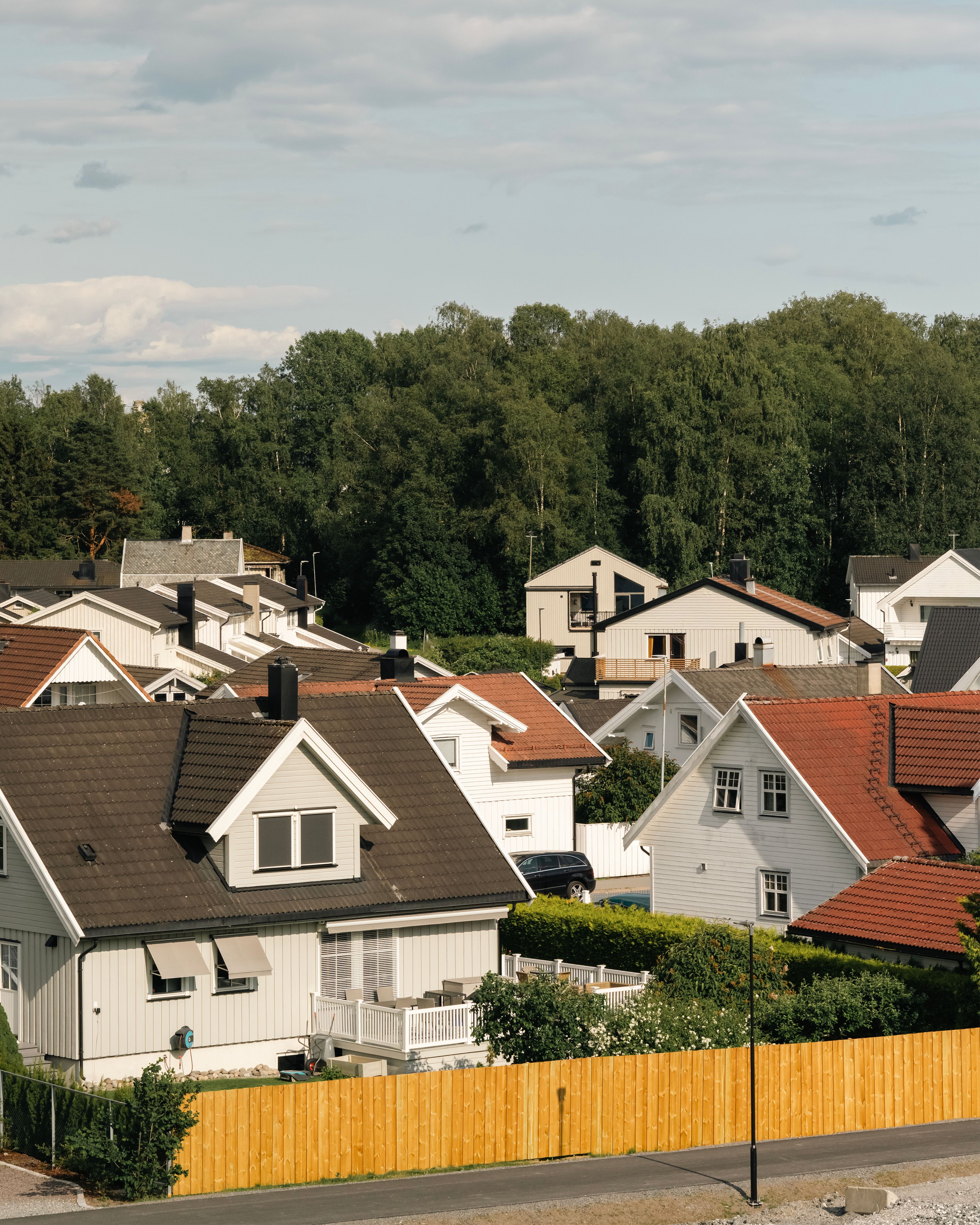 Foto av villastrøk i nabolaget rundt Kvarteret, Lillestrøm